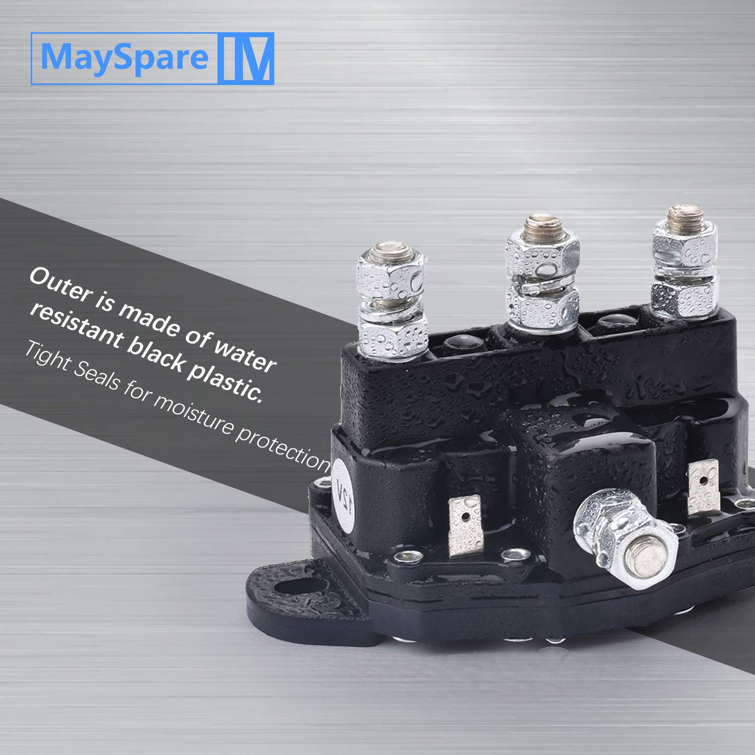 Mayspare Winch Motor Reversing Solenoid Switch Intermittent Duty Trombetta 214-1231-A11 6 Terminal 12Vdc