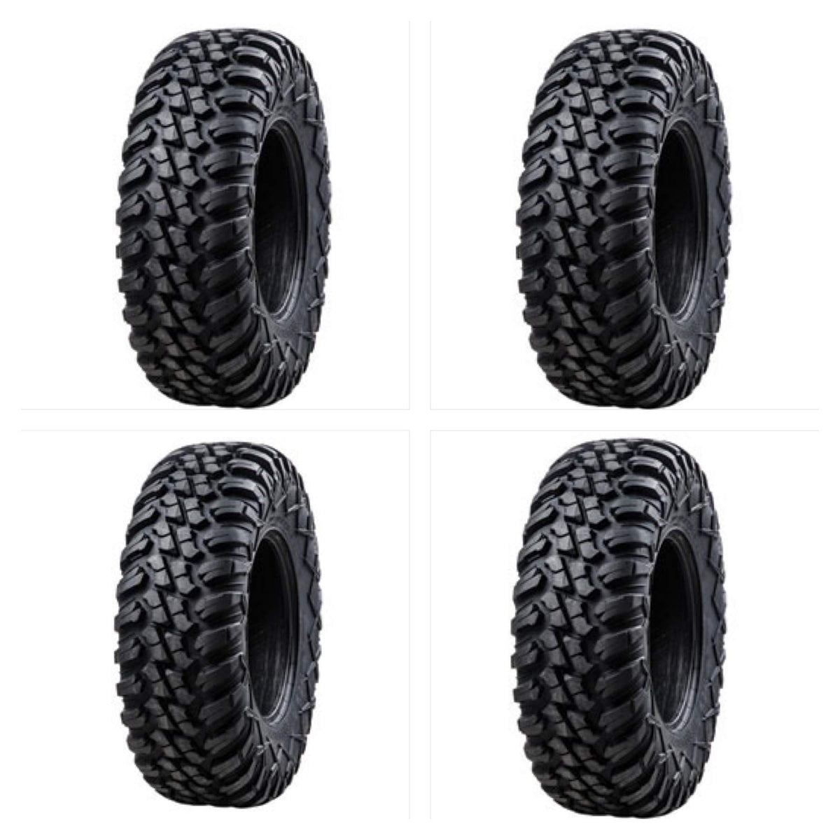 Four (4) Tusk Terrabite Heavy Duty 8 Ply Radial Utv/Atv Tires - 28X10-14 WBCARB09K2KV8D9