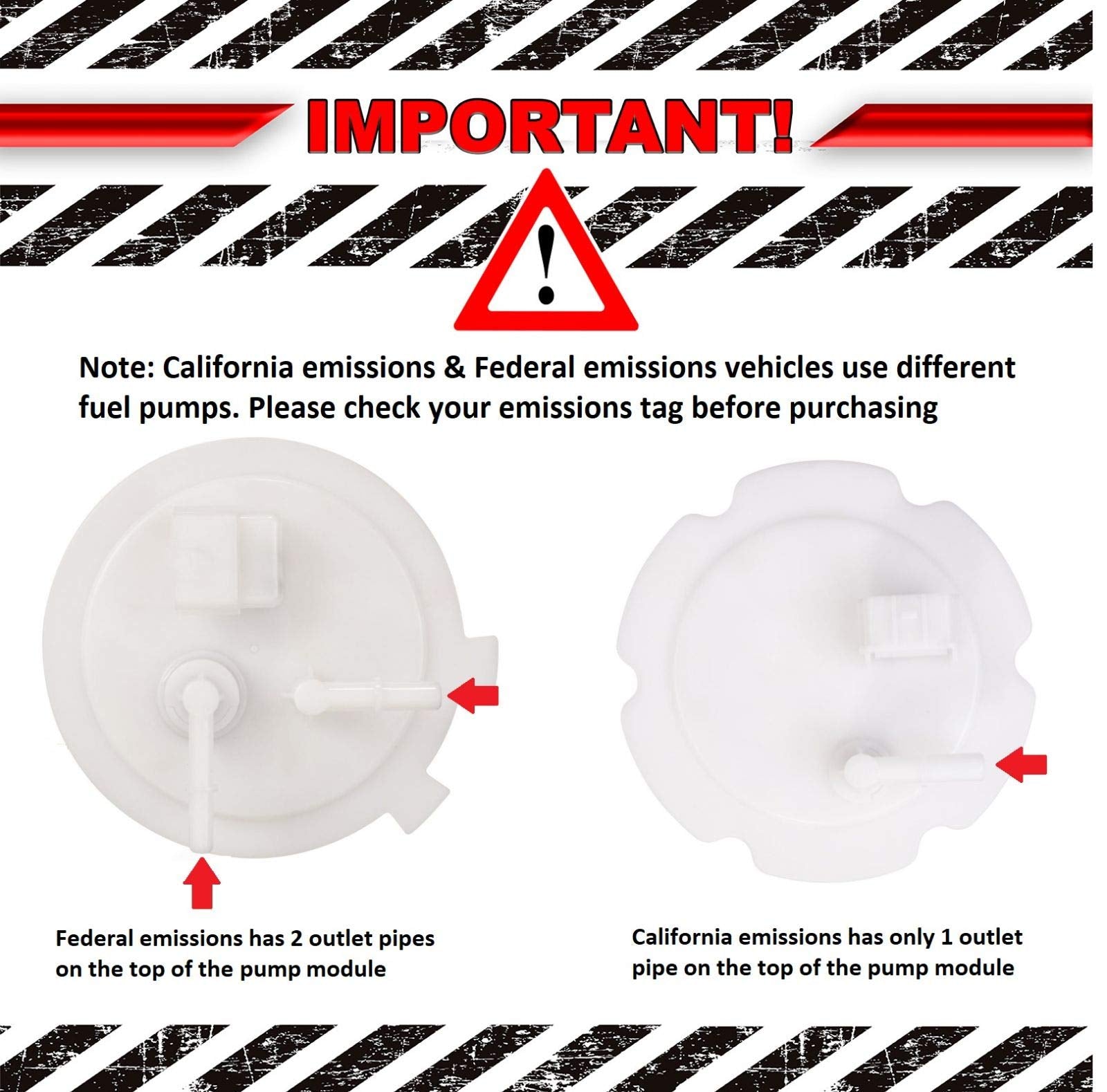 Trq Fuel Pump Module Assembly Compatible With 2004-2005 Nissan Altima 2004-2008 Maxima 2004-2009 Quest
