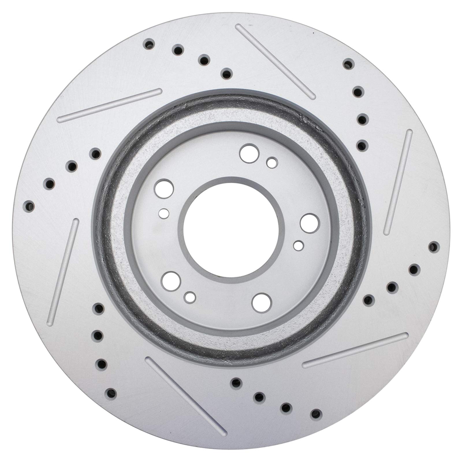 Trq Front Performance Brake Rotor Drilled Slotted Pair Set For 200 / Avenger/Caliber/Cirrus/Compass/Eclipse/Galant/Lancer/Outlan