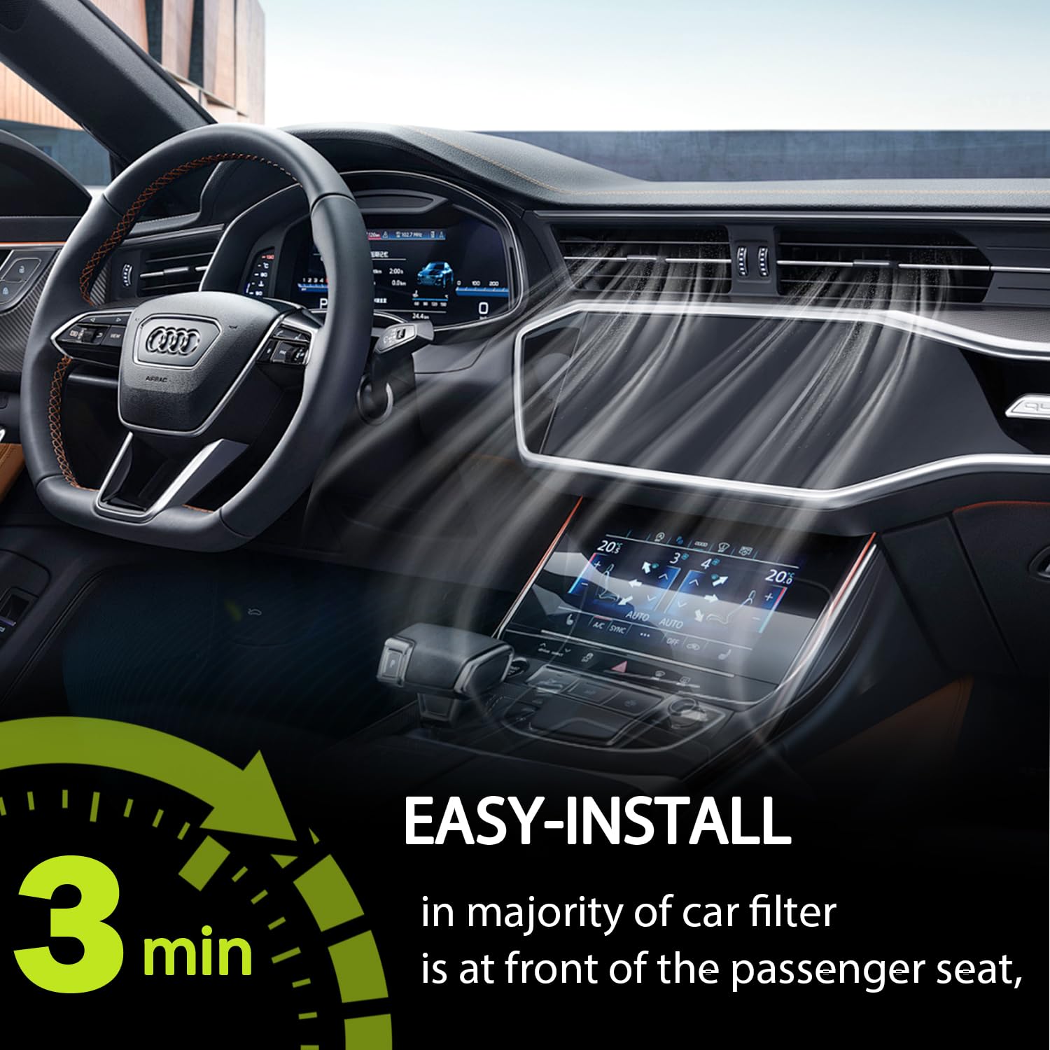 Treeligo Cf10553 (Only 1Pcs Please Buy 2Pcs) Cabin Air Filter Compatible With Frontier(2005-2021),Pathfinder (2005-2012),Xterra