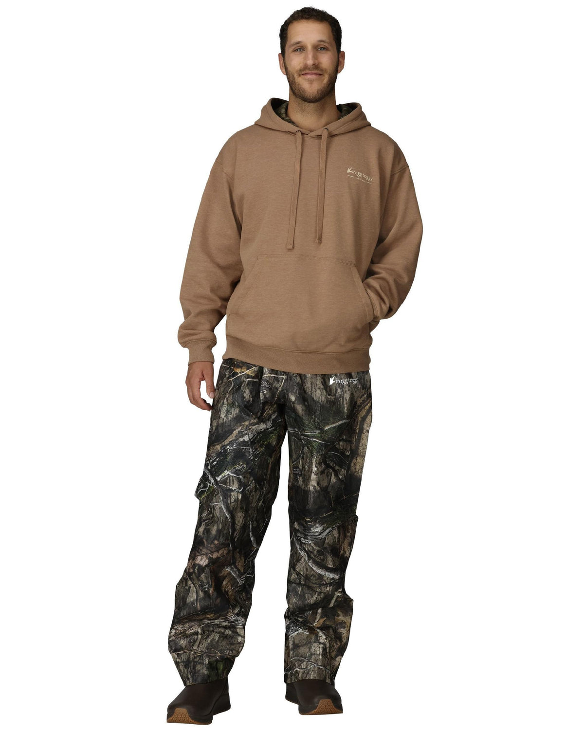Frogg Toggs Mens Classic Pro Action Waterproof Breathable Rain Pants, Mossy Oak Dna, Small Us