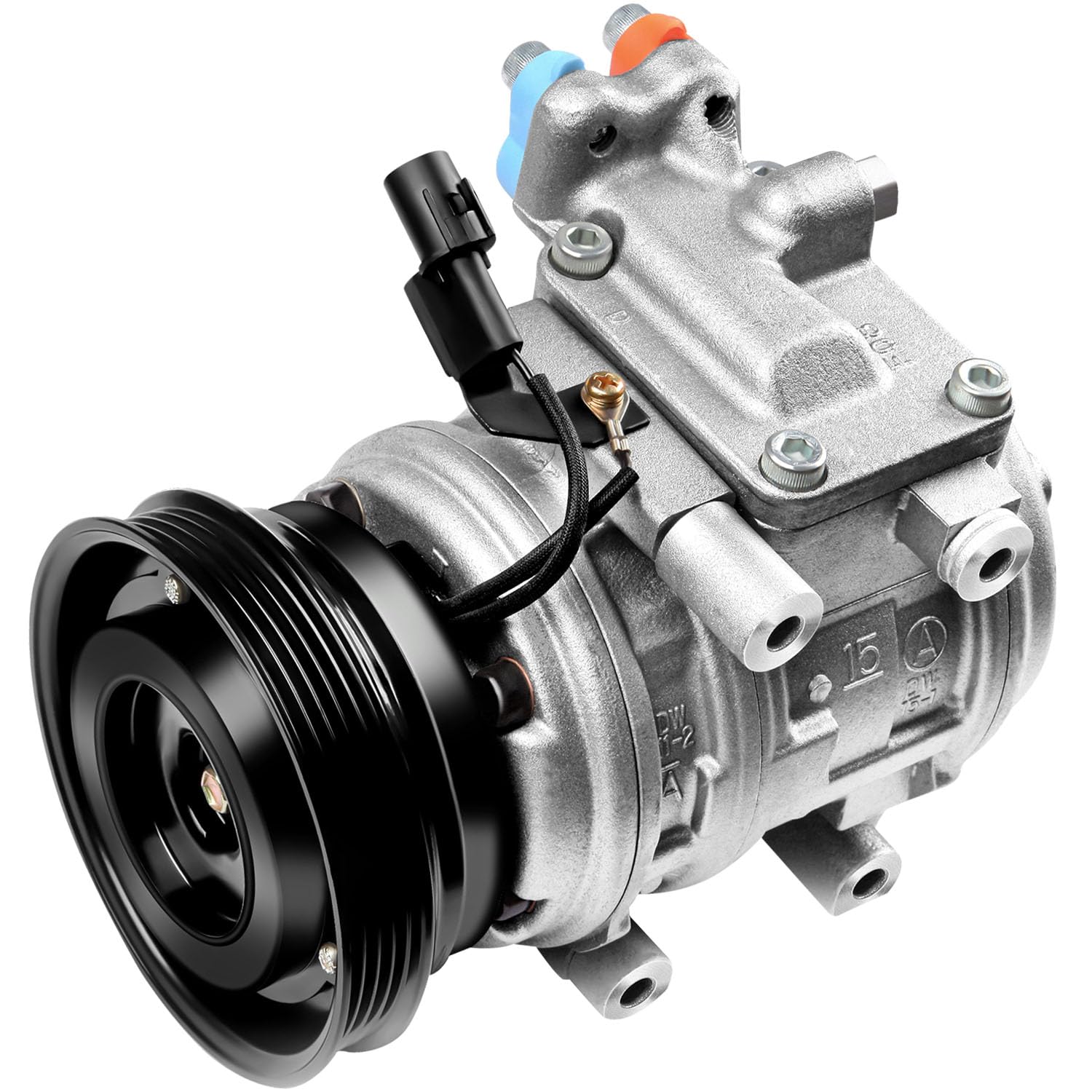 21014C AC Compressor Fit for Hyundai Tucson 2.0L 2005-2010 for Kia Spectra 1.8L for Kia Spectra5 2004 Air Compressor with Clutch