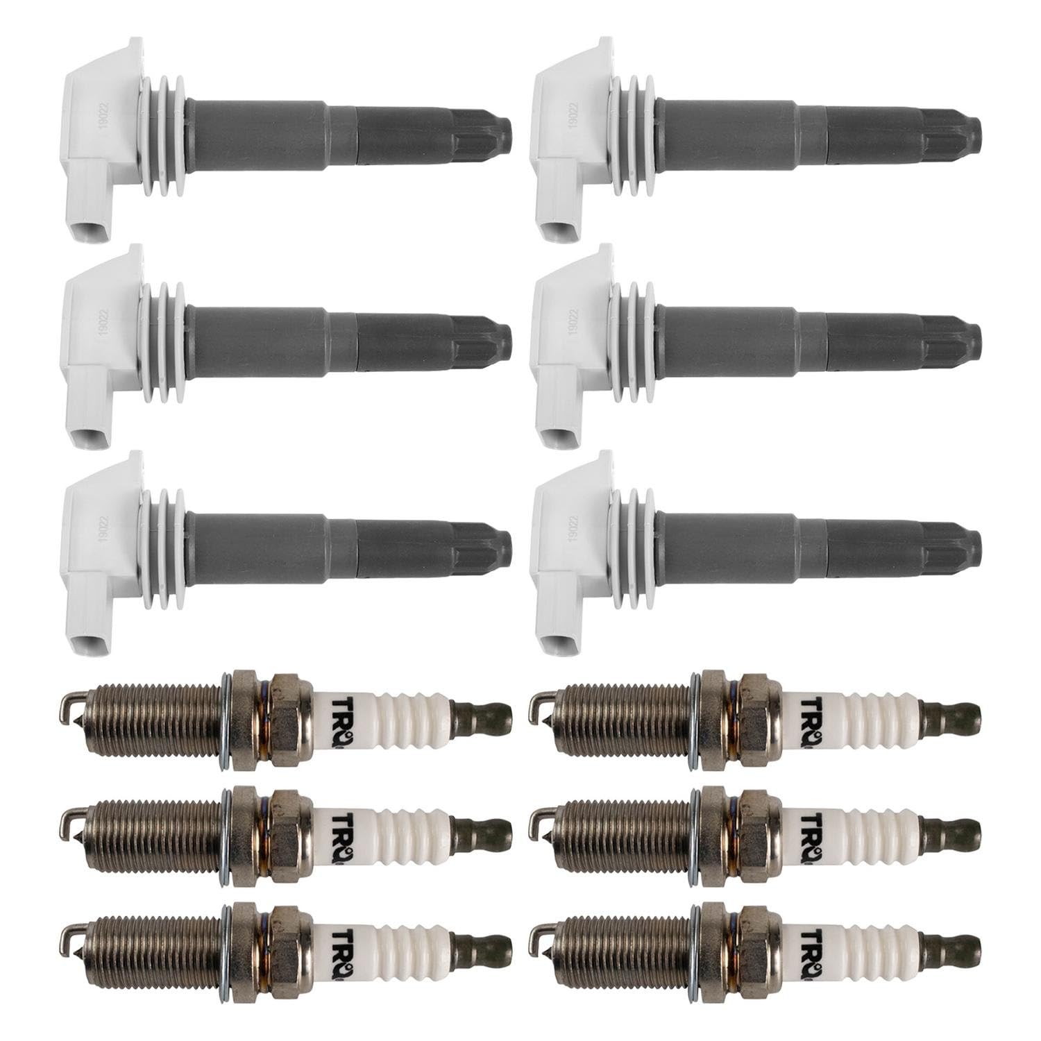 Trq Ignition Kit Ignition Coil Spark Plugs Compatible With 2009-2019 Porsche 911 2009-2016 Boxster Cayman