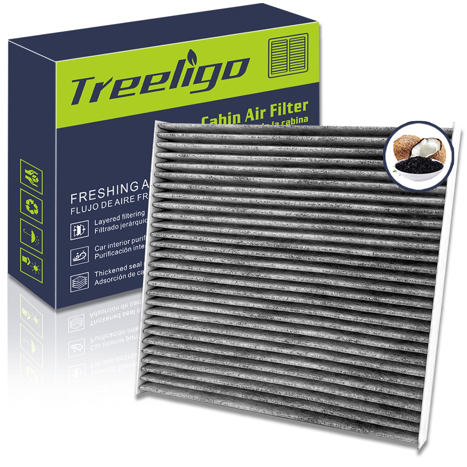 Treeligo Cf10134 Cabin Air Filter, Replacement For Accord 2003-2022 Civic 2006-2015 Crv 2007-2016 Odyssey 2005-2017 Crosstour Pa