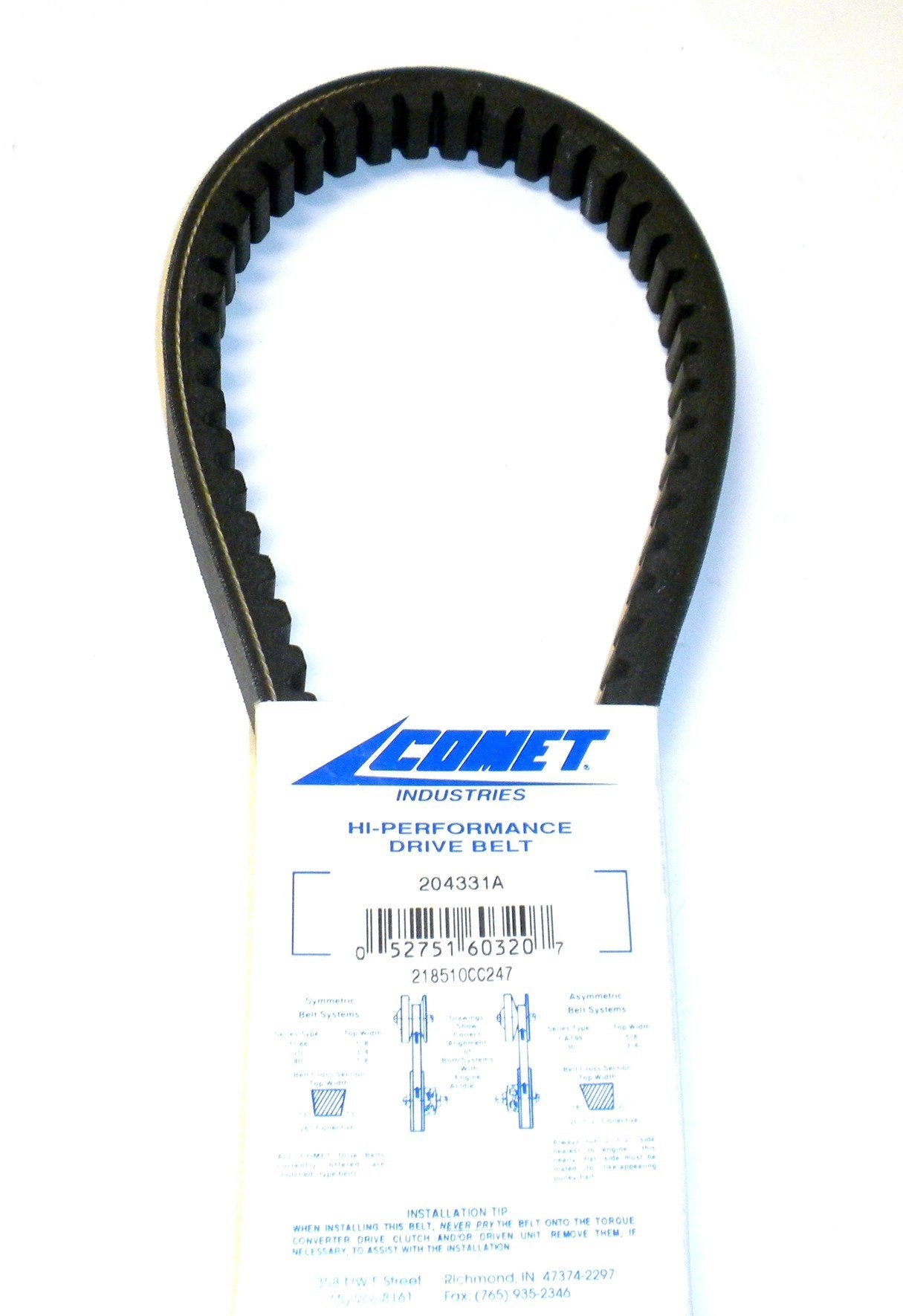 204331 Original Comet Go Kart Torque Converter Belt