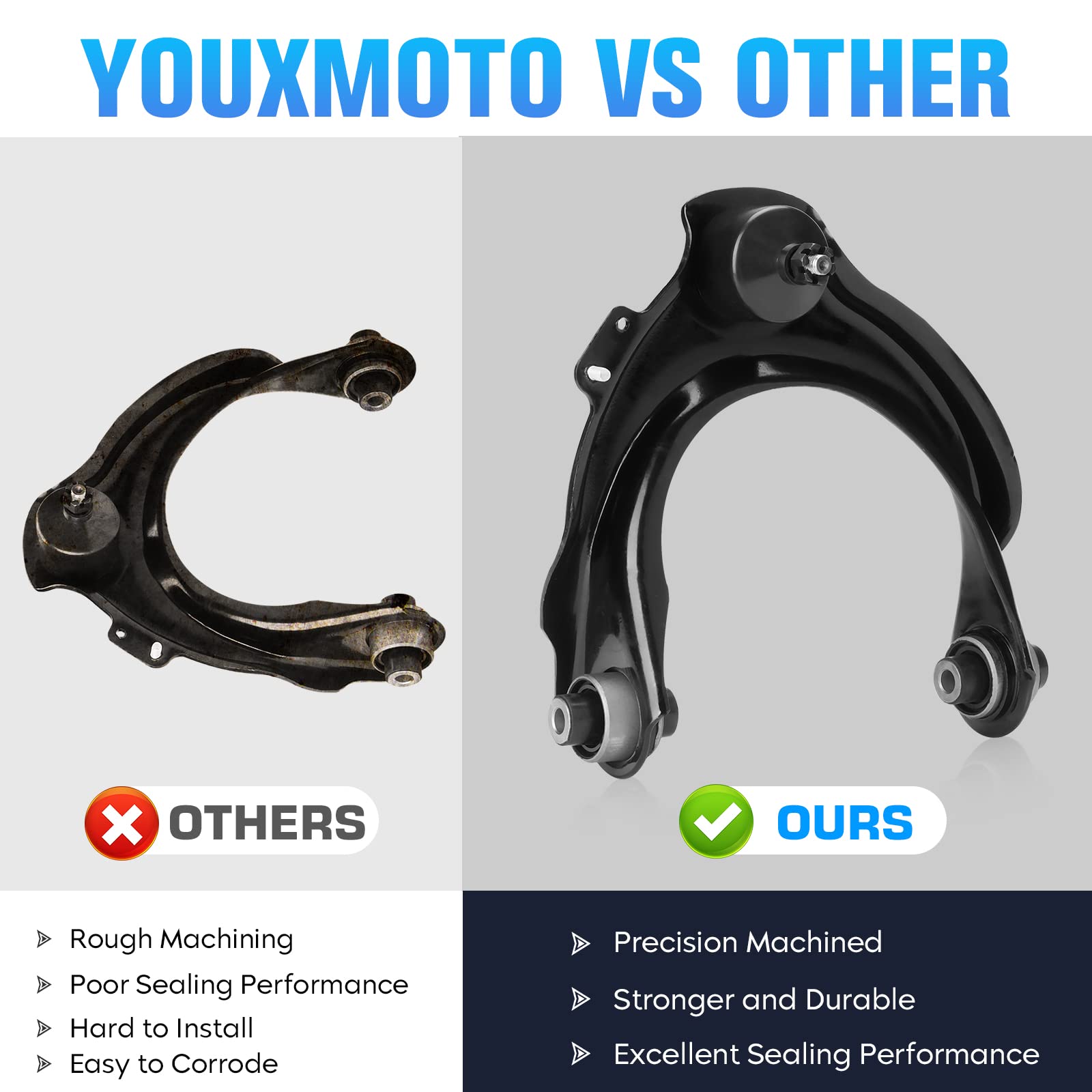 Front Suspension Kit Upper Lower Control Arms Ball Joints Fit For Honda Accord 2003 2004 2005 2006 2007, Fit For Acura Tsx 2004-