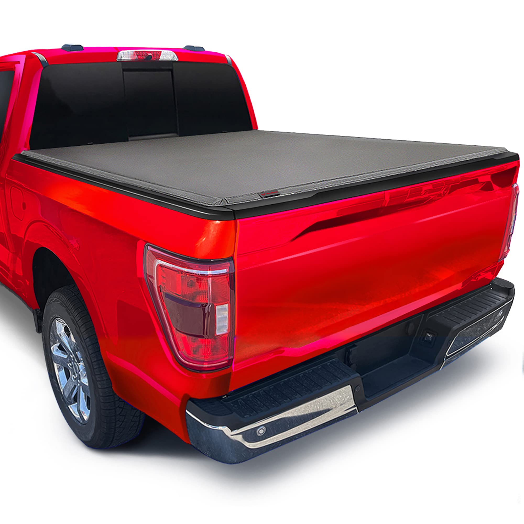 Maxmate Soft Quad-Fold Truck Bed Tonneau Cover Compatible With 2015-2025 Ford F-150 | 6.5' (79'') Bed | Tcf484042