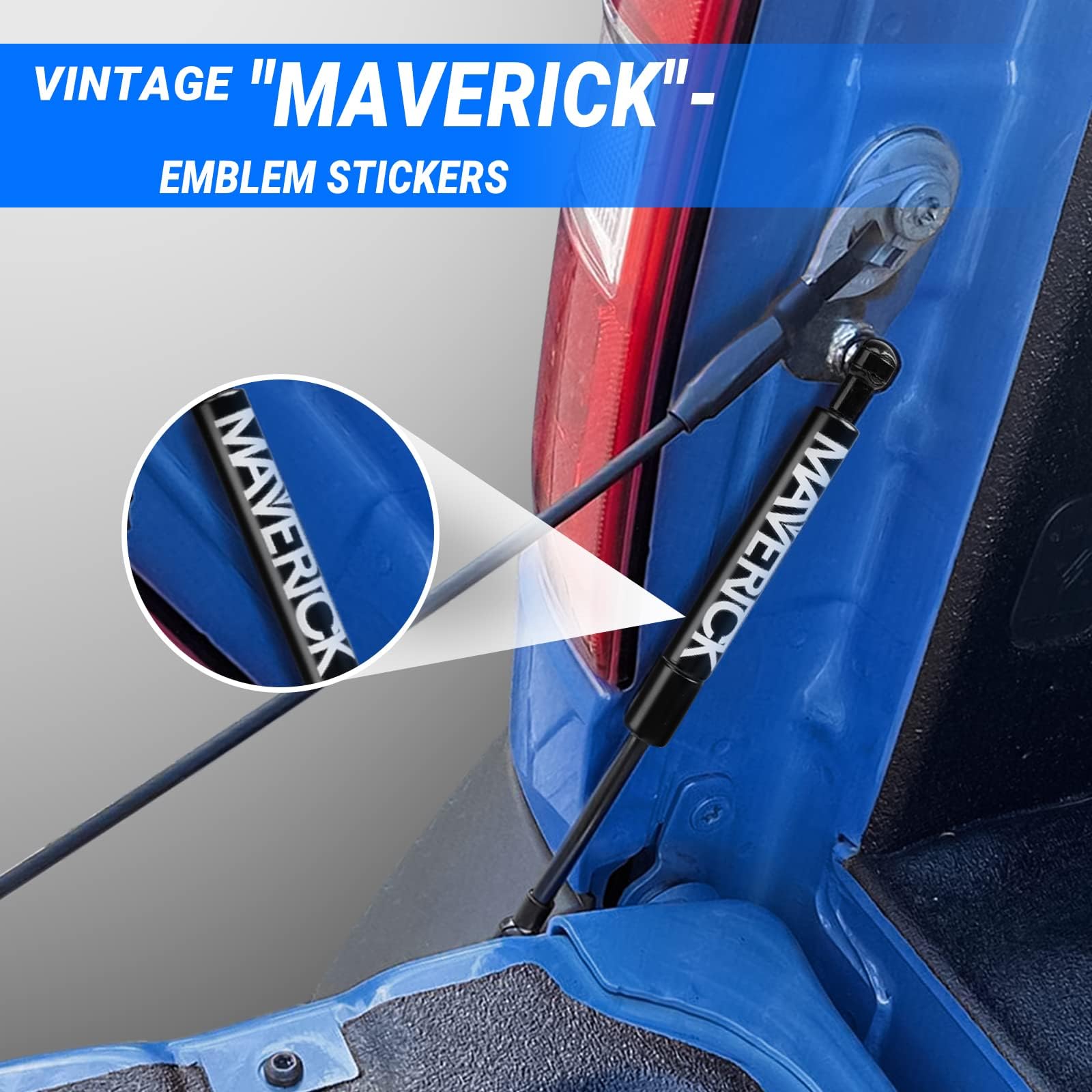 Klutchtech 2022 2023 2024 2025 Tailgate Assist Shock Maverick Truck Lift Assist Tailgate Shock Lift Assist Soft Open Compatible With Maverick Pickup Accessories 2022+