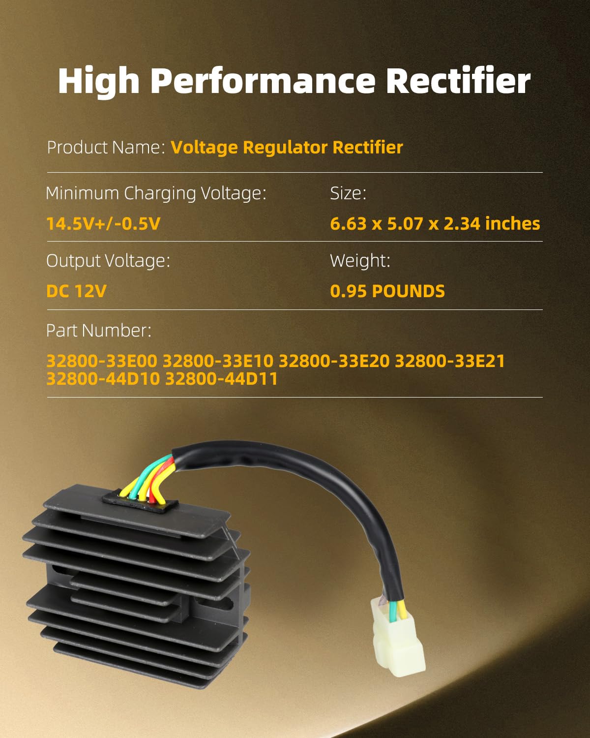 Ocpty Voltage Rectifier Regulator Fits 2001-2004 For Suzuki Gsxr1000 2005 For Suzuki Gsxr750X 1999-2007 For Suzuki Hayabusa 1998