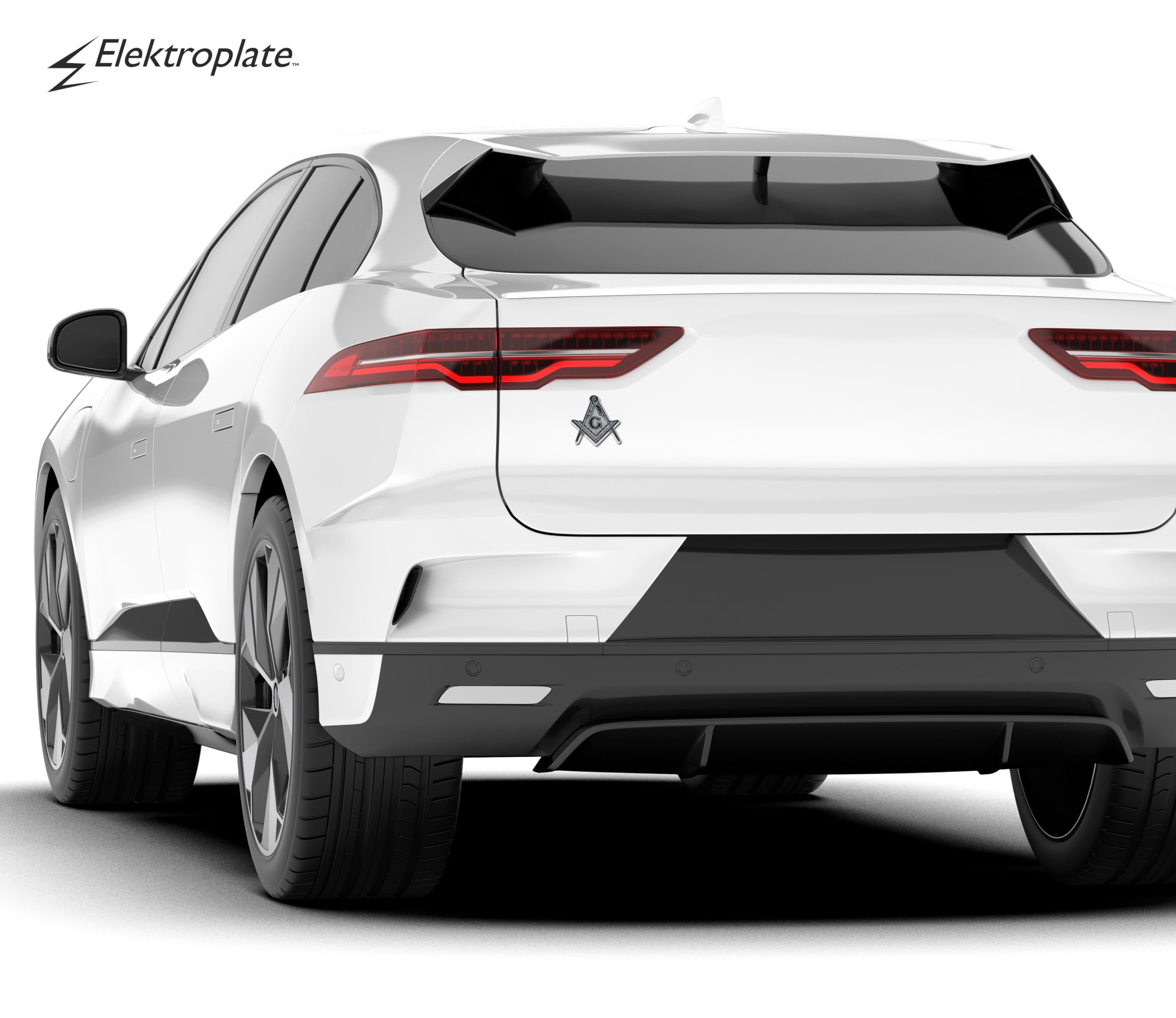 Elektroplate Officially Licensed Masonic Oem Chrome Emblem For Cars, Trucks, And All Auto | Universal Fit At 2.9 X 3.25 | Weatherproof