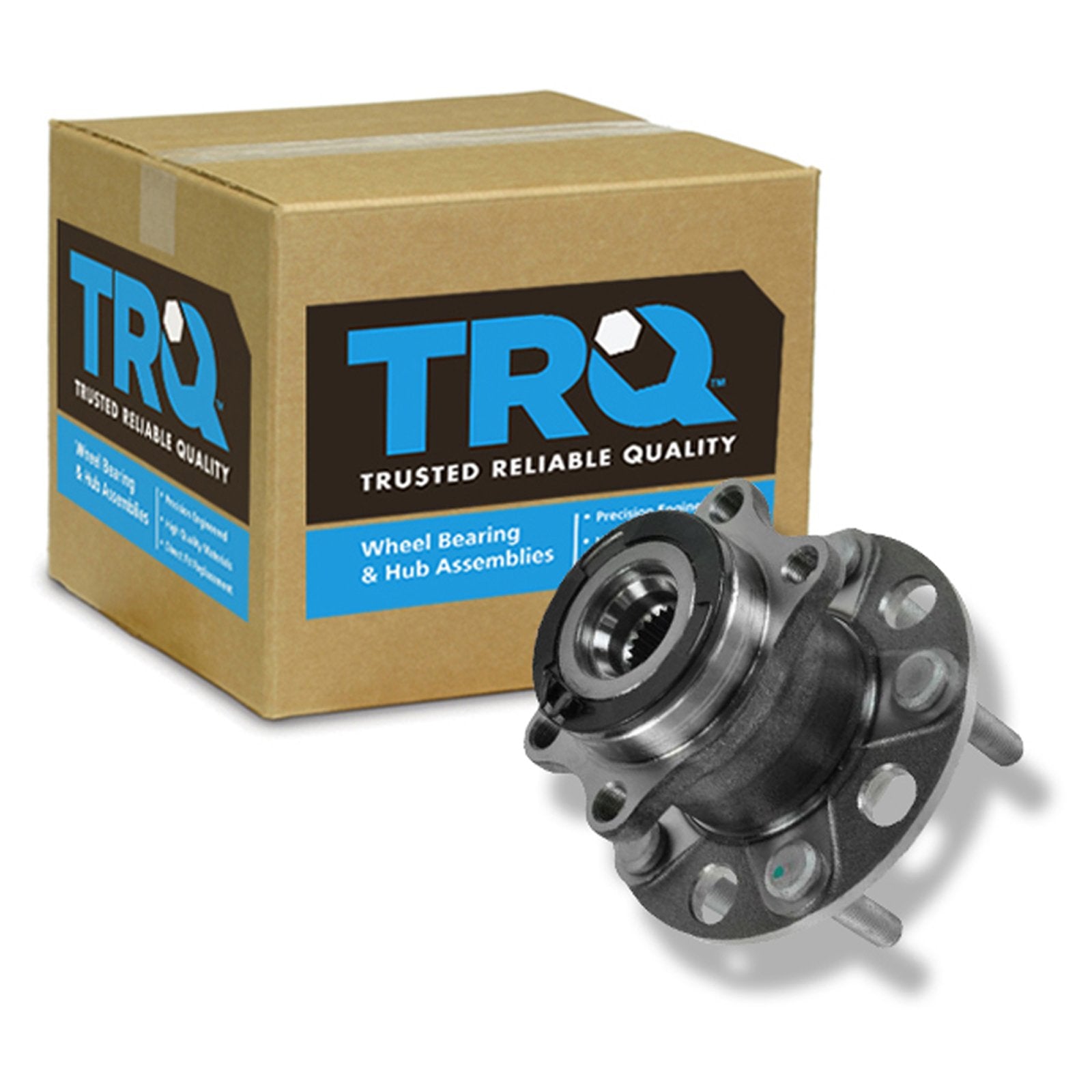 Trq Rear Left Right Wheel Hub Bearing Assembly Driver Passenger Side Compatible With 2007-2008 Dodge Caliber 2007-2017 Jeep Comp