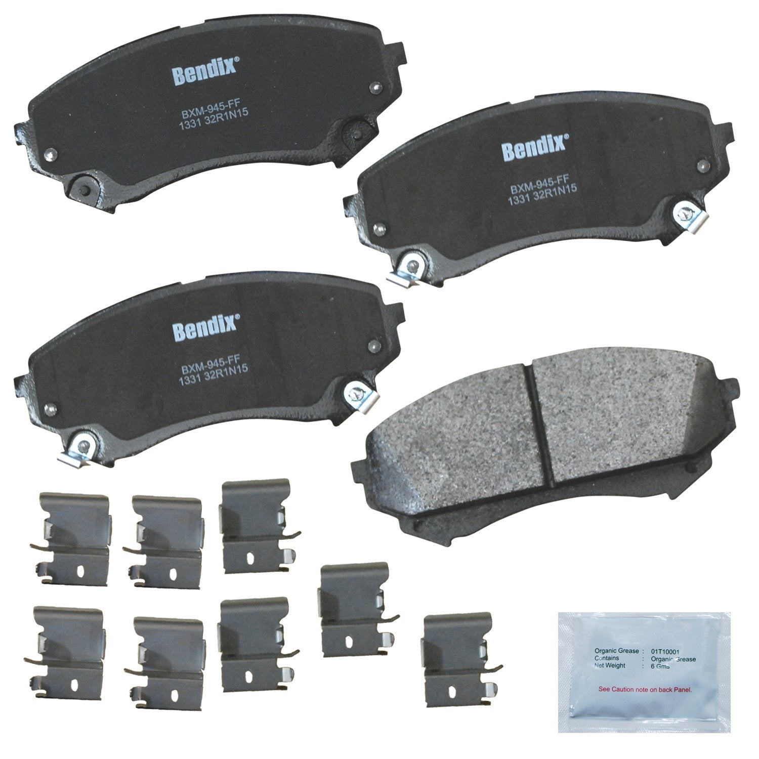 Bendix Priority1 Cfm1331 Semi-Metallic Front Brake Pads For Cadillac Cts 2014-2008