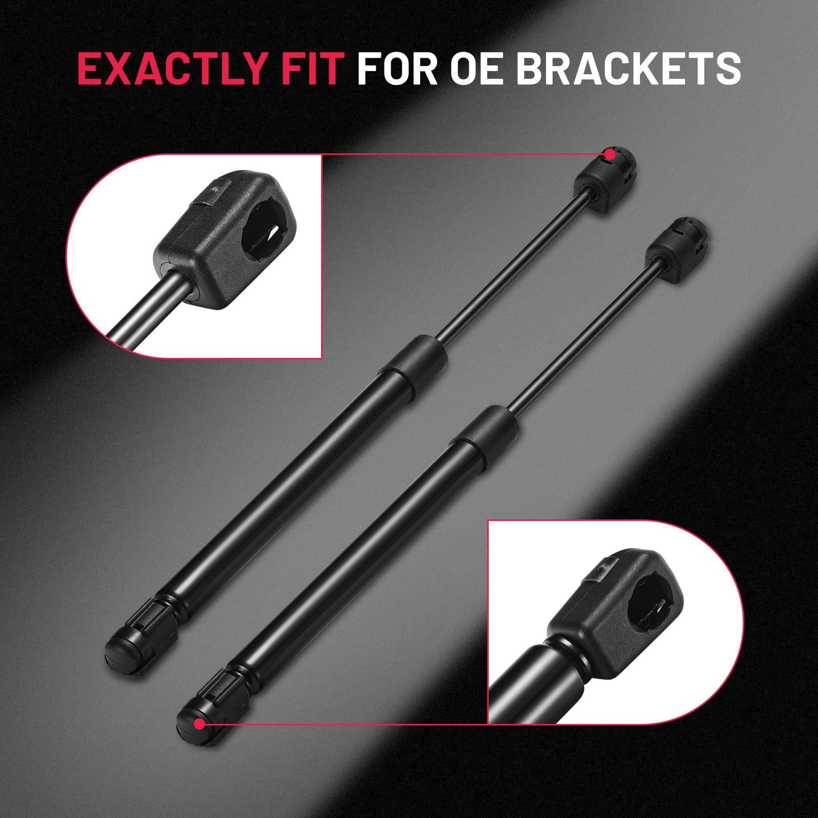 Bdfhyk Front Hood Lift Supports Gas Springs Shocks Struts 4142 Compatible With Explorer 2002-2010 Rust Resistant Gas Struts Hood