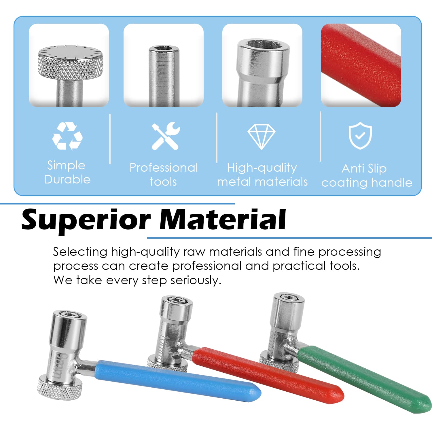 Usskyboy Motorcycle Valve Tappet Adjusting Wrench Tool Kit For Most Motorcycles Atvs And Atcs, Small Engine Valve Tappet Tools (