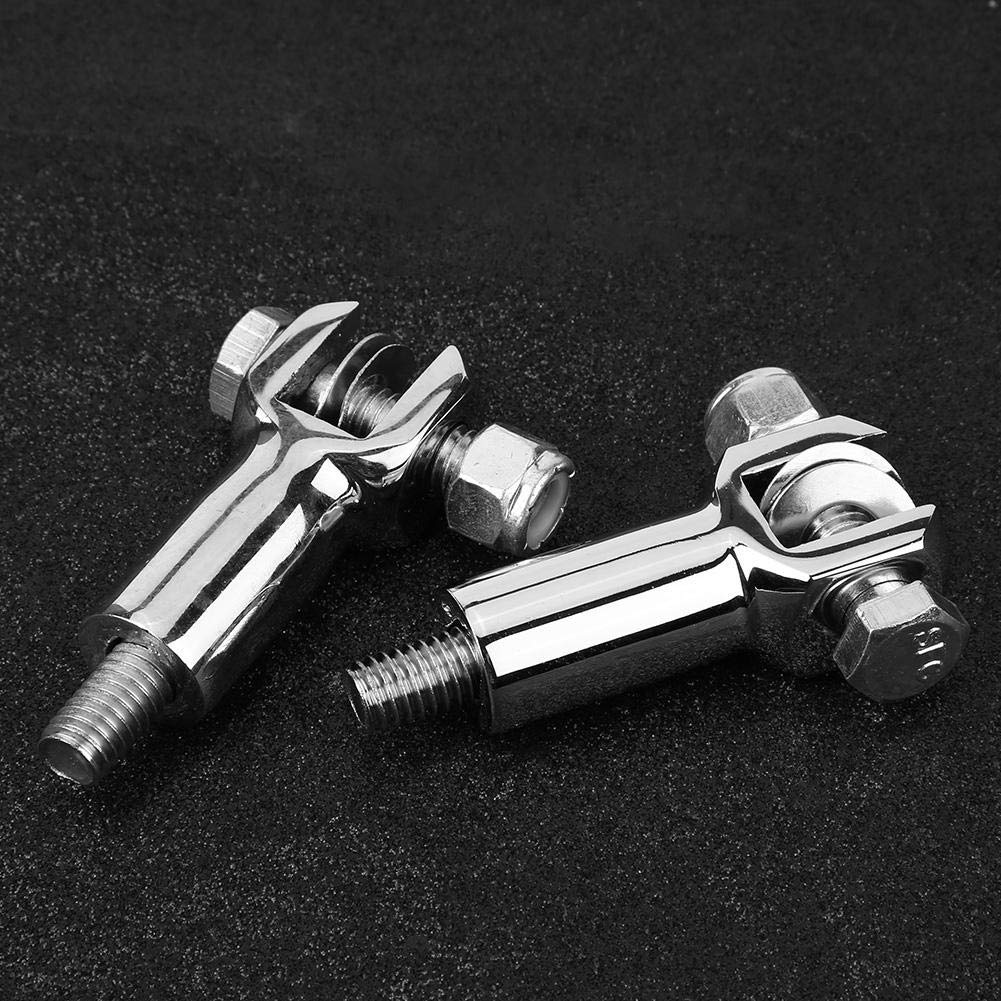YYMOTO Motorcycle Footpeg Support Clevis Kit, Chrome, Fits Harley Softail 2000-2006, Aluminum, 10x10x2 cm