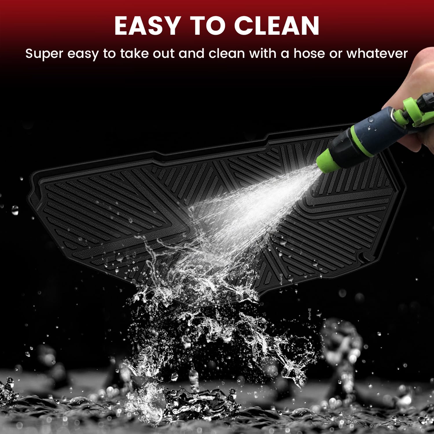 Lasfit Front Trunk Mat 2022 2023 2024 For Rivian R1T R1S, Tpe All Weather Custom Fit Car Upper Frunk Liner & Lower Frunk Liner,