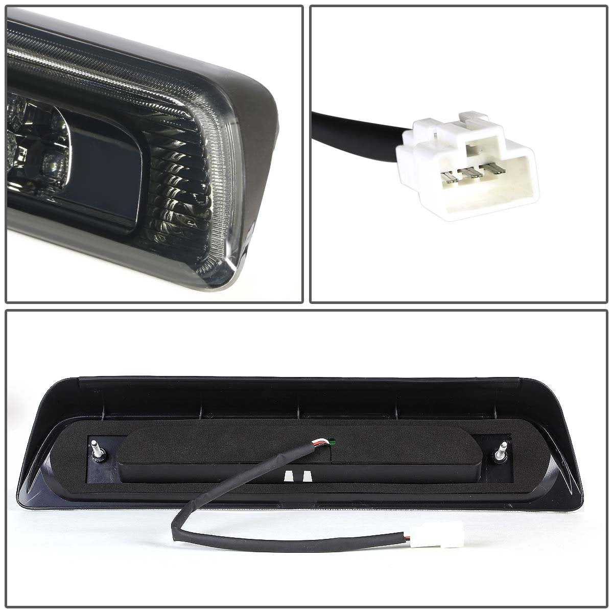 Dna Motoring 3Bl-Ttu07-Led-Sm Smoked Lens Led High Mount 3Rd Third Brake Light [Compatible With 07-18 Tundra]