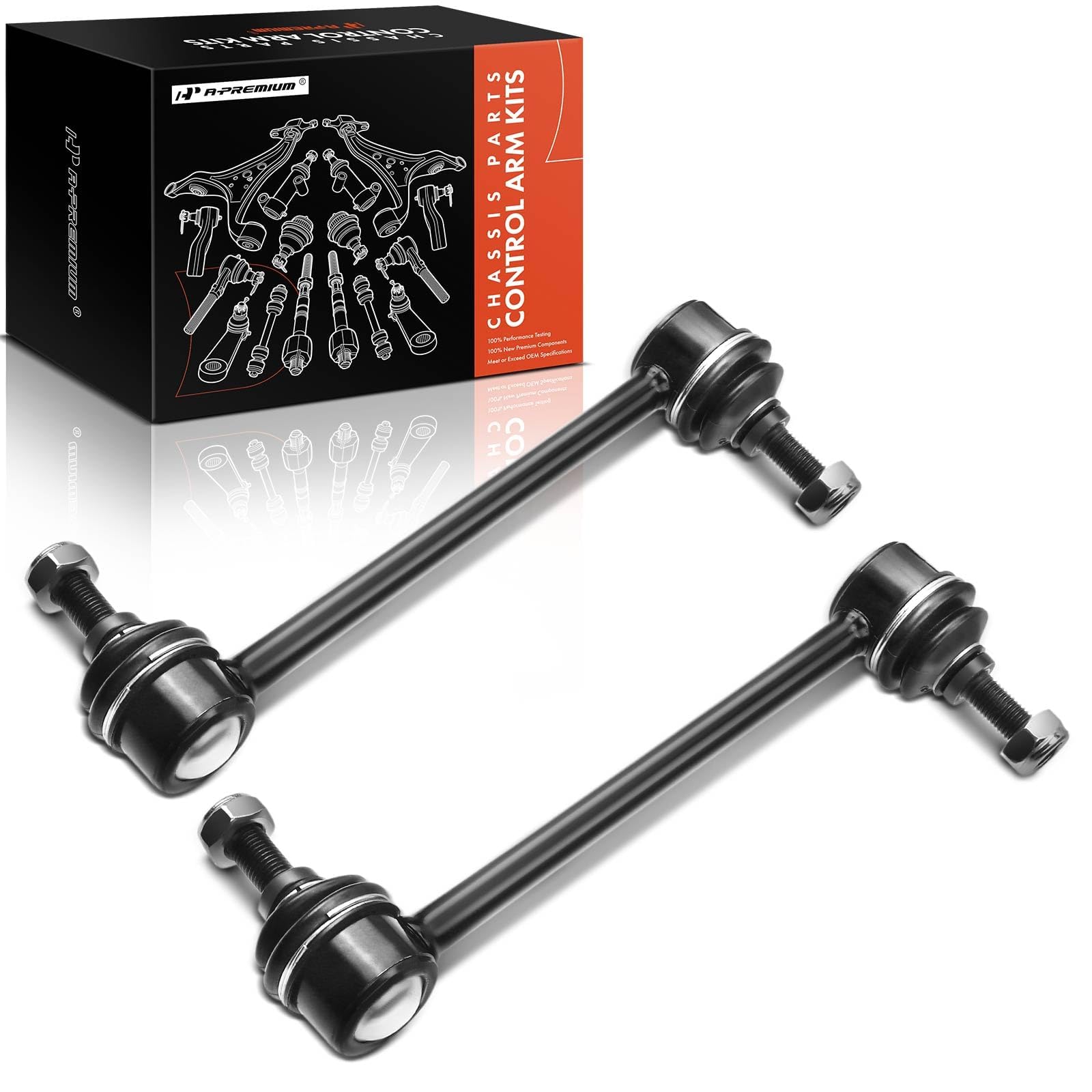 A-Premium 2 X Rear Sway Bar Links Stabilizer Bar Links, Compatible With Hyundai & Kia & Chevrolet & Buick & Oldsmobile - Sonata 
