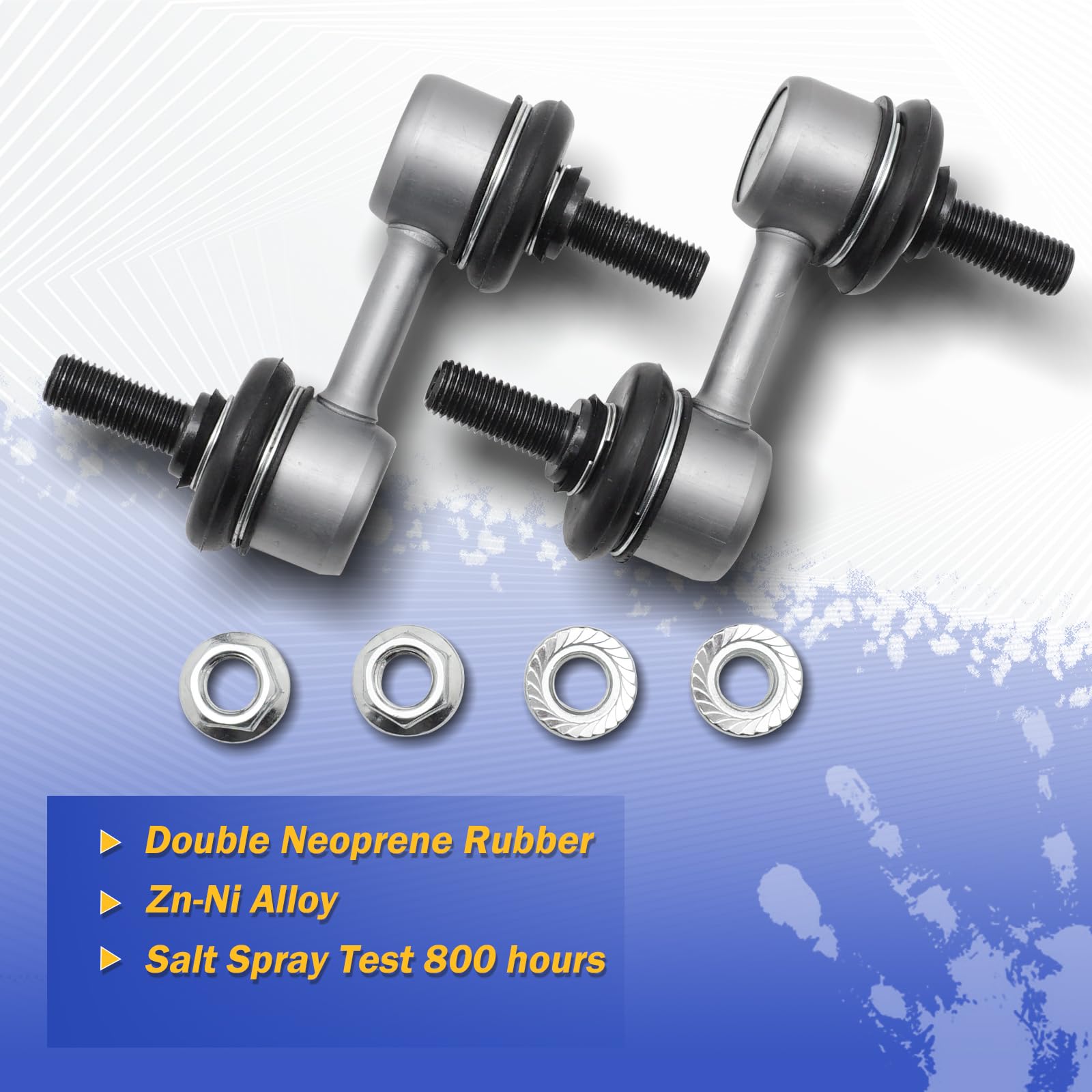 Zinc Nickel Alloy-Stabilizer Sway Bar Links For 2003-2015 Subaru Forester Impreza Legacy Outback K750049 Set Of 2