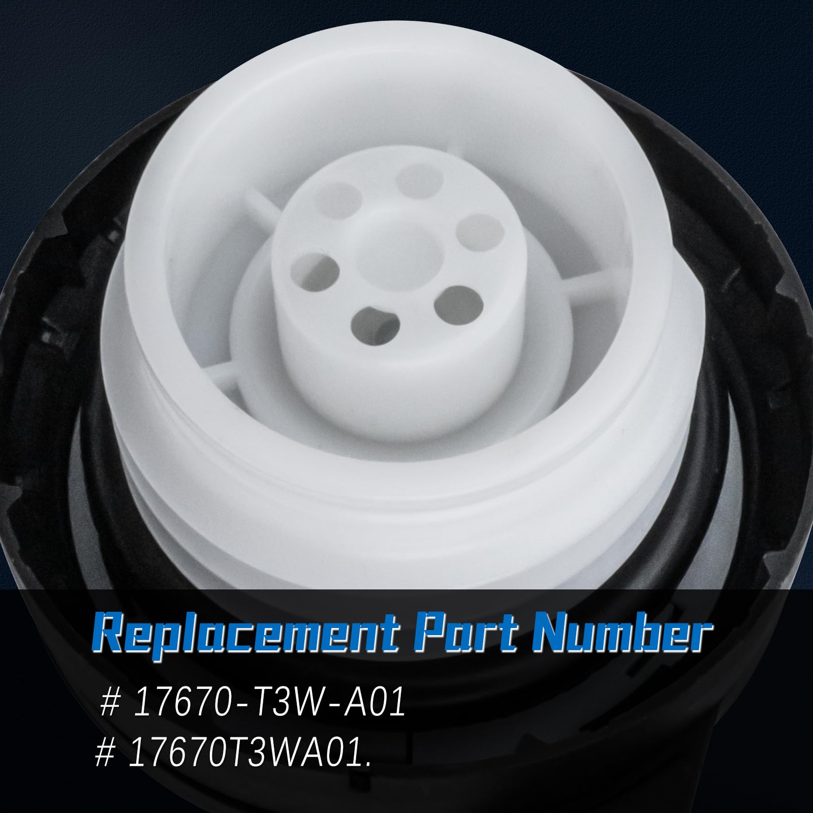17670-T3W-A01 Gas Cap Fuel Cap For 2006-2021 Honda Accord/Civic/CR-V/HR-V/Pilot/Insight Odyssey/Crosstour/Fit/Accord Hybrid,2007