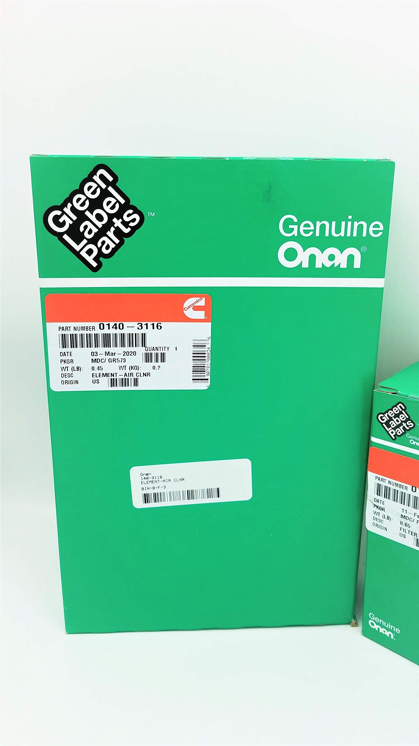 Cummins Onan 140-3116 Air Filter And 122-0836 Oil Filter Kit