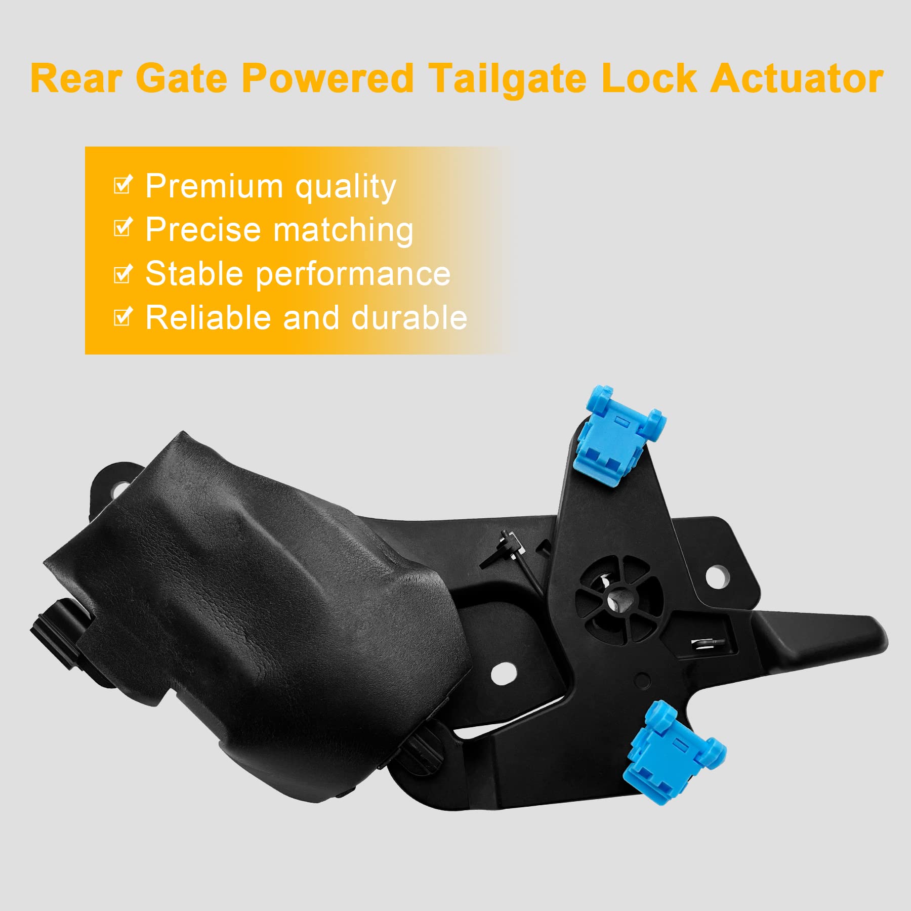 Rear Gate Powered Tailgate Lock Actuator Compatible With 2017-2021 Ford F150 F250 F350 Replace Oe# Gc3Z9943170E