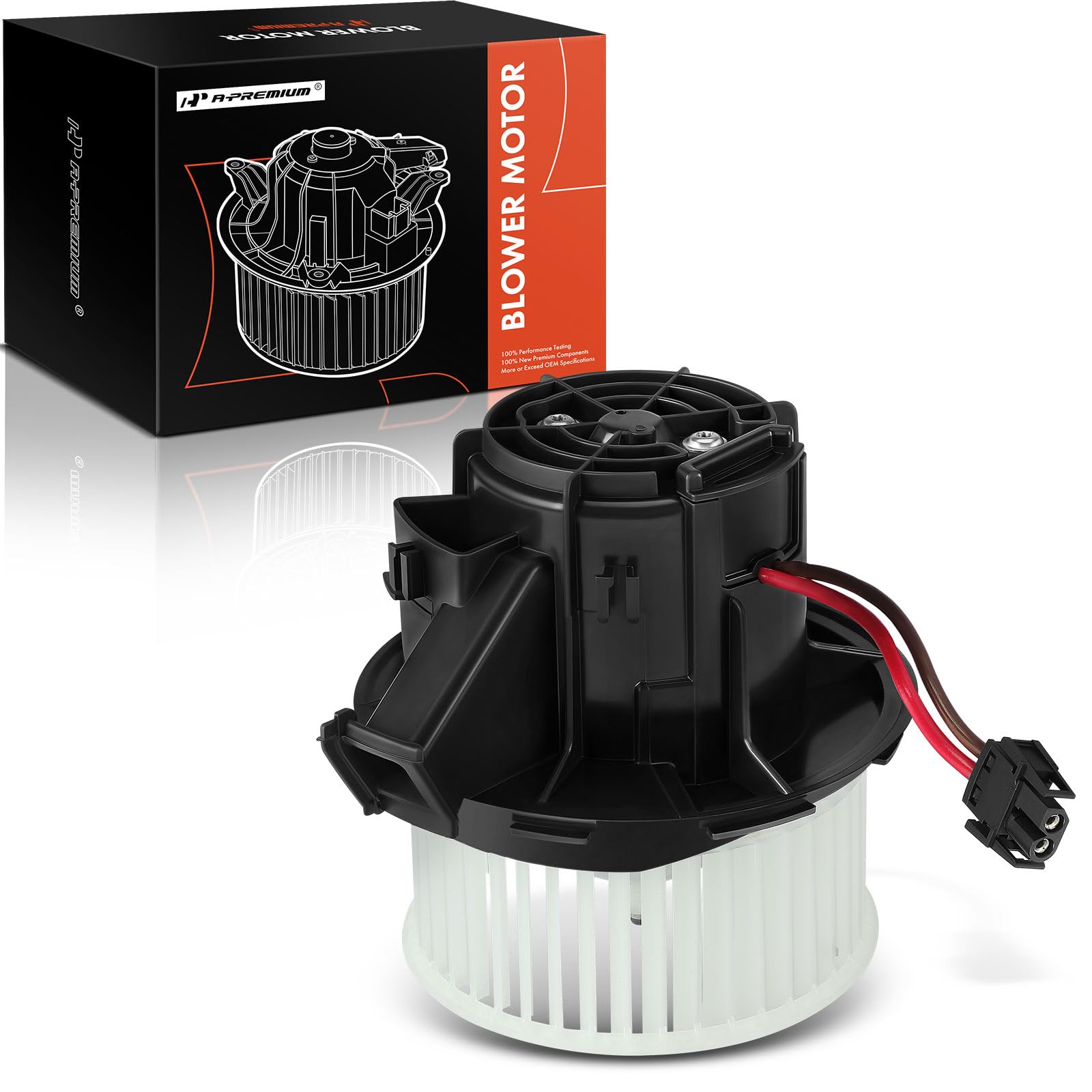 A-Premium HVAC Heater Blower Motor Assembly Compatible with Mercedes-Benz Vehicles - C230, C250, C300, C350, C63 AMG, E300, E350