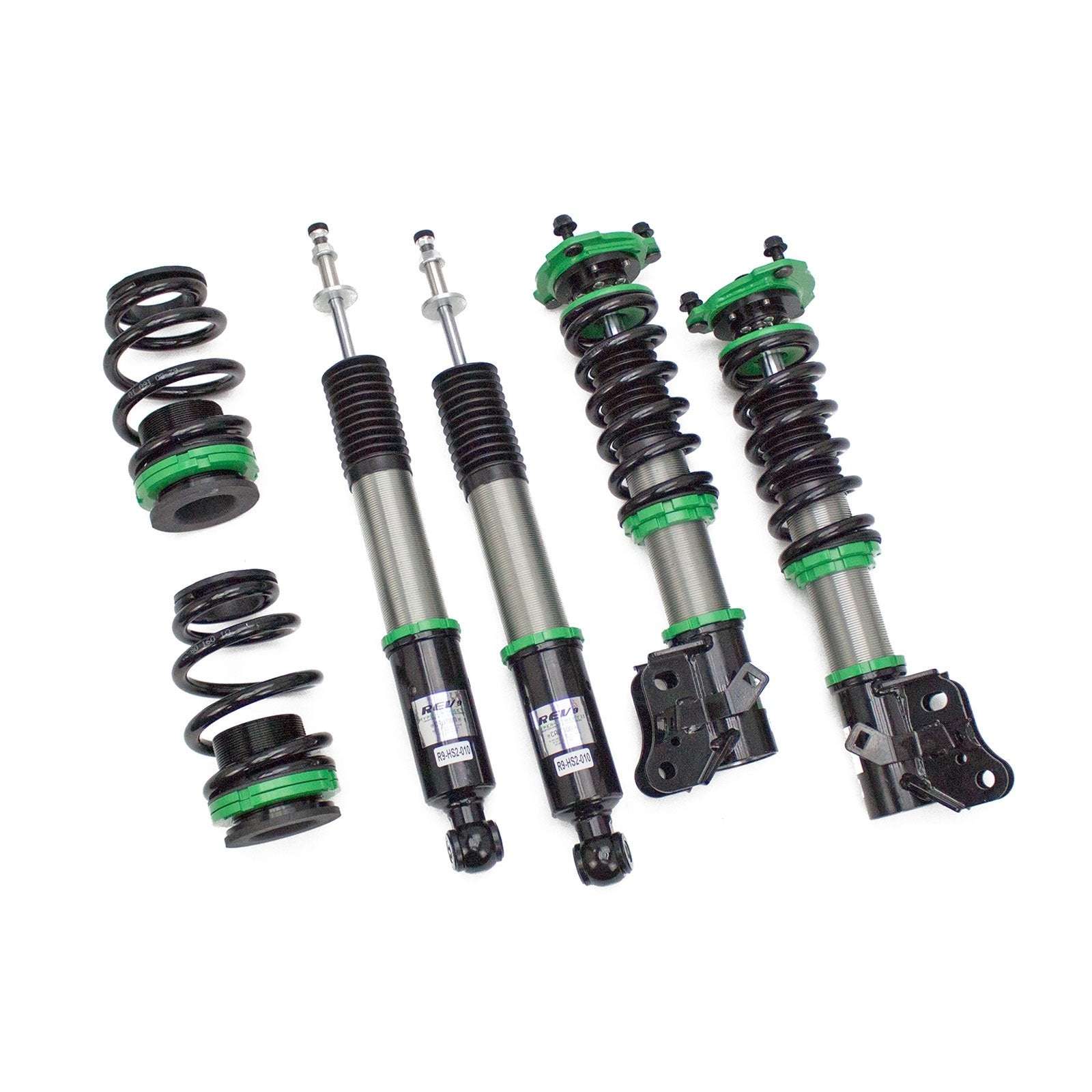 Rev9 R9-HS2-010 Hyper-Street II Coilover Suspension Lowering Kit, Mono-Tube Shock w/ 32 Click Rebound Setting, Full Length Adjus