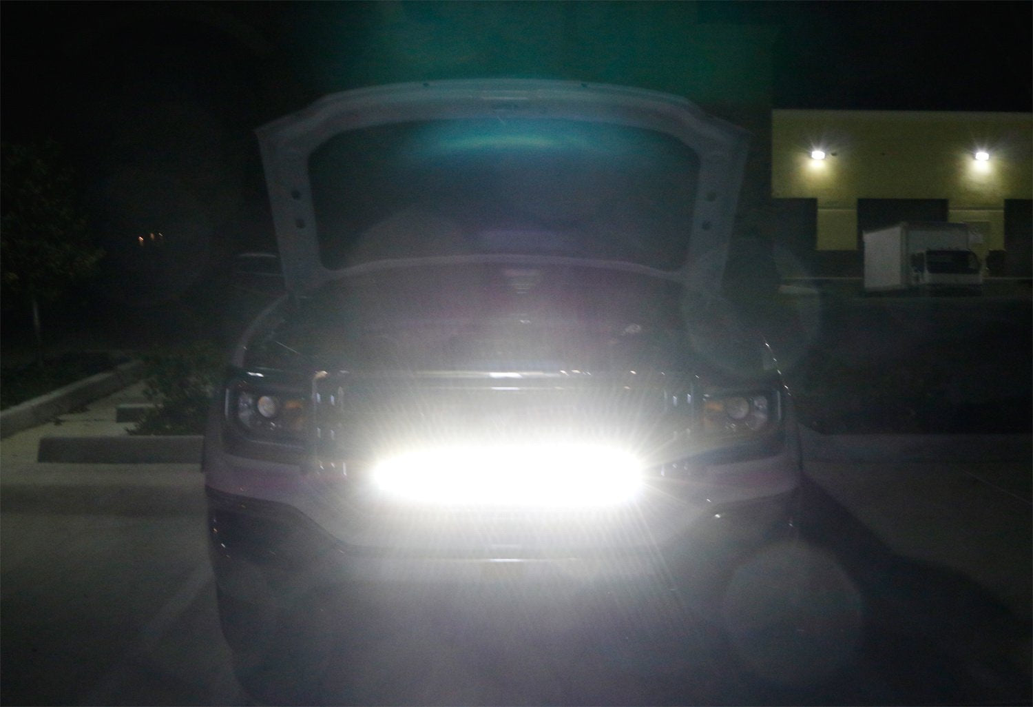 iJDMTOY Behind Grille Mount 30-Inch LED Light Bar Kit Compatible with 2014-18 GMC Sierra 1500 2500 3500 HD, Incl (1) 150W LED Li