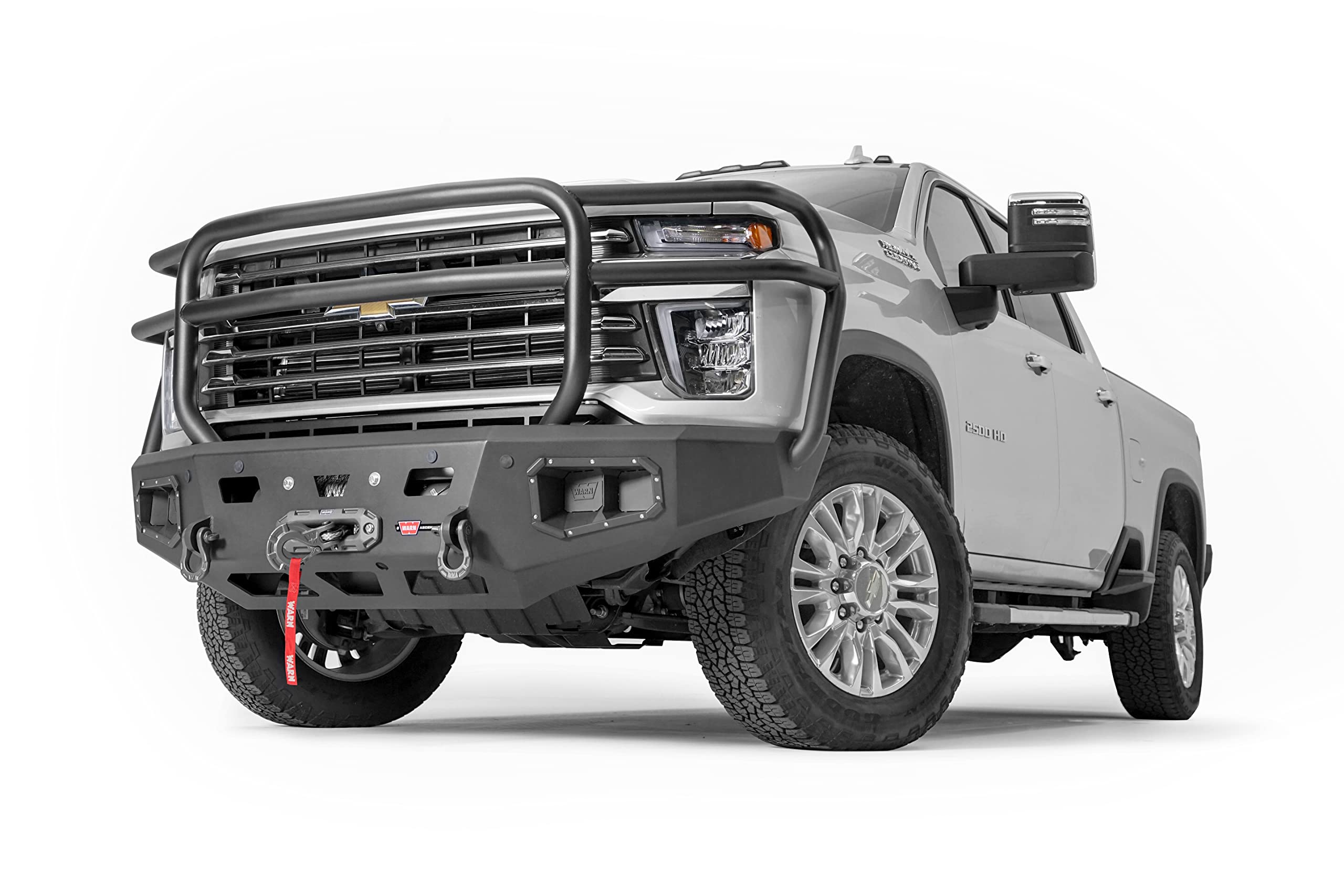 Warn 107005 Ascent Front Bumper With Full Grille Guard Tube, Fits: Chevrolet Silverado Hd 2500/3500 (2020-Current)