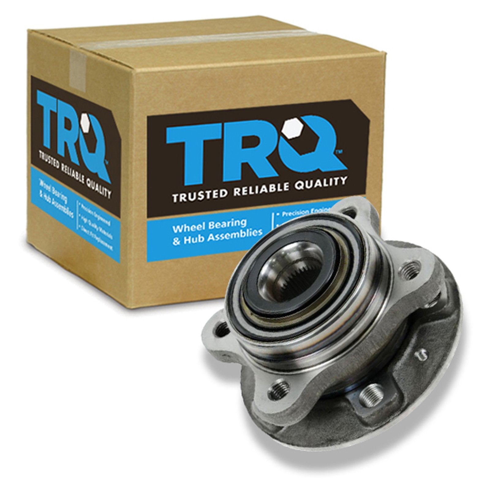 Trq Front Left Right Wheel Hub Bearing Assembly Driver Passenger Side Compatible With 2003-2007 Volvo Xc90