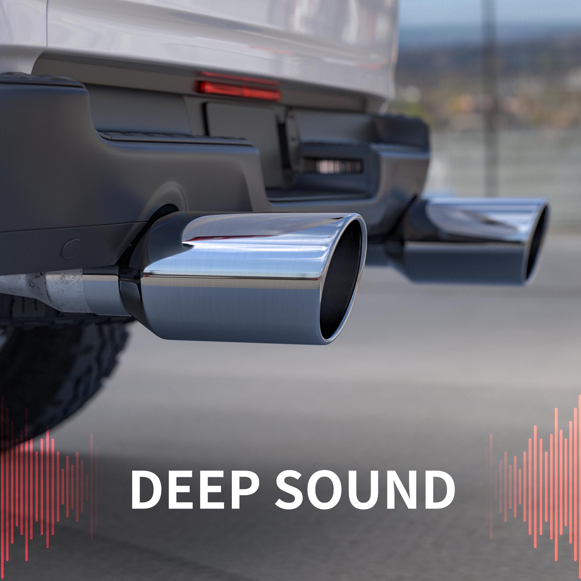 Richeer 4 to 10 inch Exhaust Tip,4'' Inlet 10    Outlet 18    Overall Length Stainless Steel Exhaust Tip Surface Polished Finish