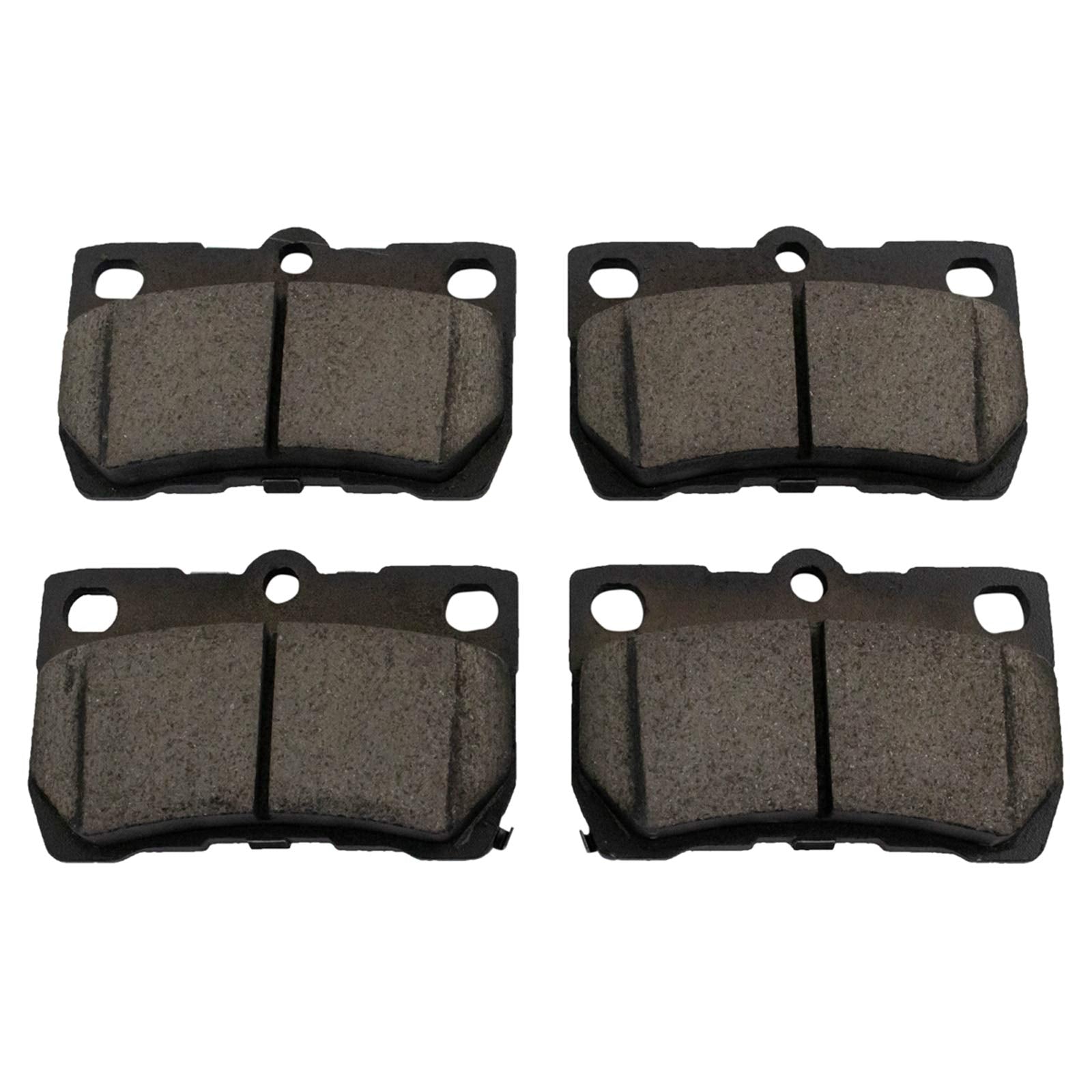 TRQ Rear Brake Pads Ceramic Compatible with 2006 Lexus GS300 2007-2011 GS350 2006-2007 GS430 GS450h 2008-2011 GS460 2006-2013 IS