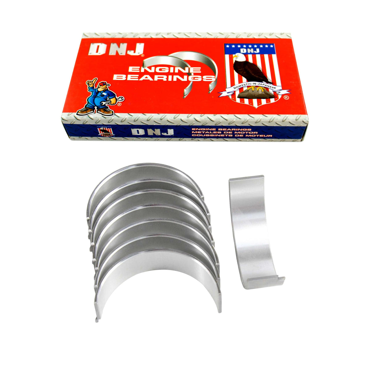 Dnj Rb229 Rod Bearings For 2002-2015 Acura, Honda Accord, Civic, Cr-V, Crosstour, Element, Ilx, Rdx, Rsx, Tsx 2.0L, 2.3L, 2.4L Dohc 16V K20A2, K20Z1, K20Z3, K23A1, K2