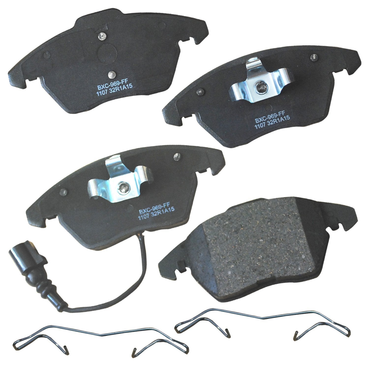 Bendix Premium Sbc1107 Ceramic Front Brake Pads For Select Models Audi A3,A3 Quattro,Tt Seat Altea,Altea Xl,Freetrack,Ibiza,Leon