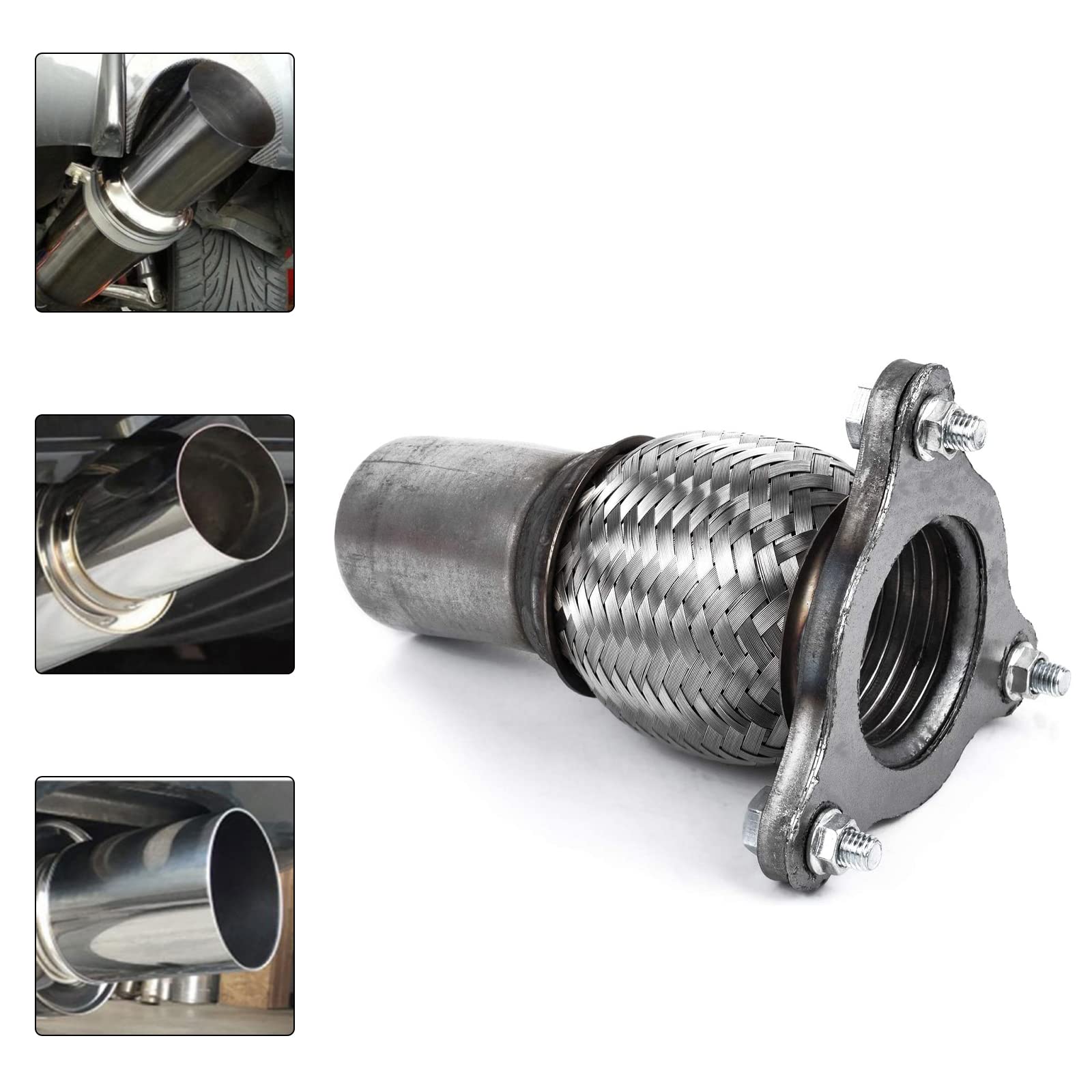 Rp Remarkable Power, Rk7560 Hhr Cobalt Saturn Lon Front Flex Section Exhaust Pipe 2.2 2.4, 2 Pack