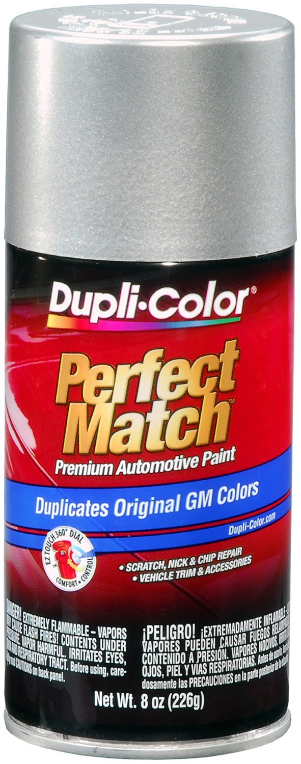 Dupli-Color (Ebgm05307-6 Pk) Light Tarnished Silver Metallic General Motors Exact-Match Automotive Paint - 8 Oz. Aerosol, (Case