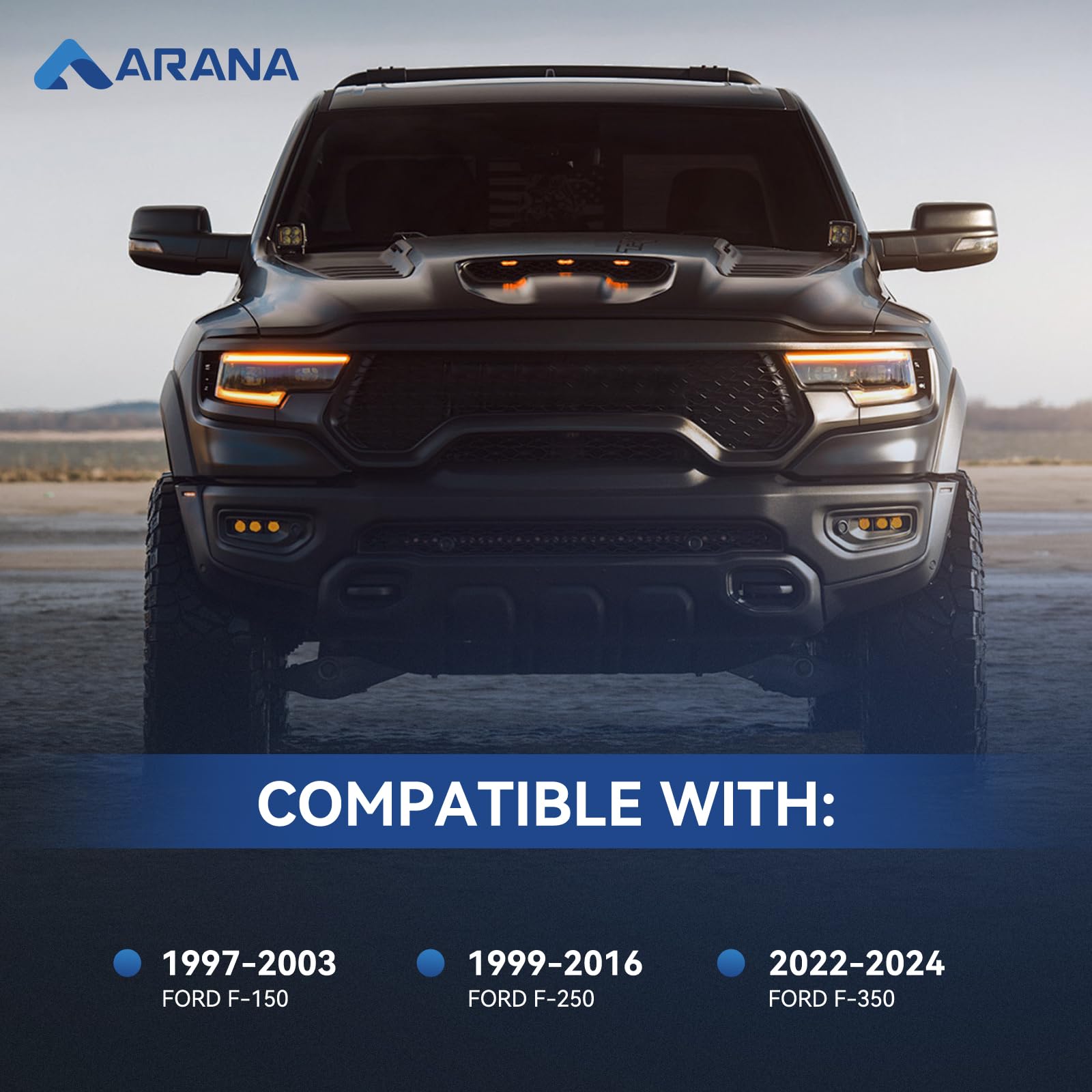 Arana Tailgate Assist For Ford F250 F350 1999-2016, Slow-Drop Ford F150 F250 F350 Tailgate Accessories, Tail Gate Shock Damper S