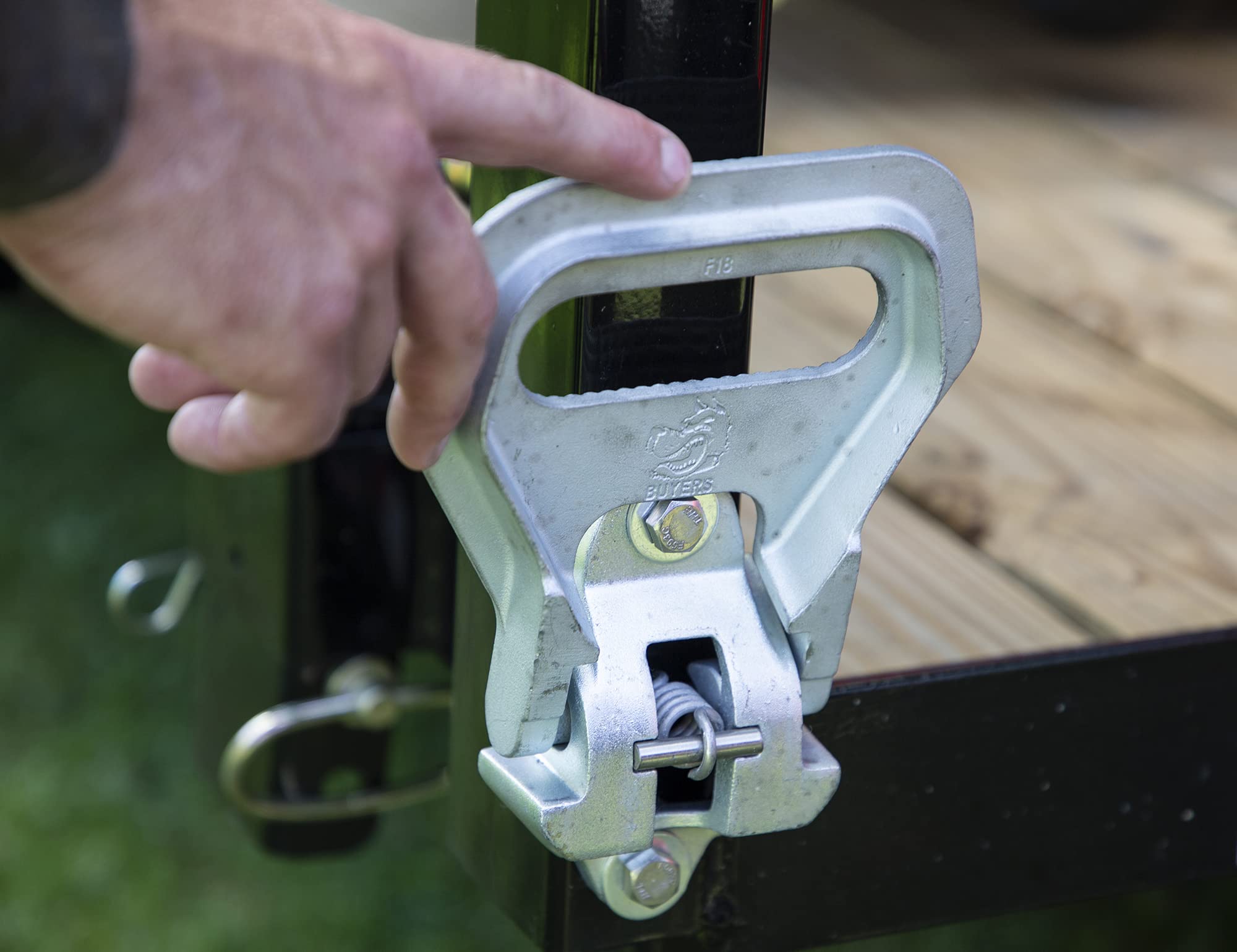 Buyers Products 52365862 Zinc Plated Trailer Folding Step, 2 Pack, Attachable Steps for Busses, RVs, Trucks & Trailers