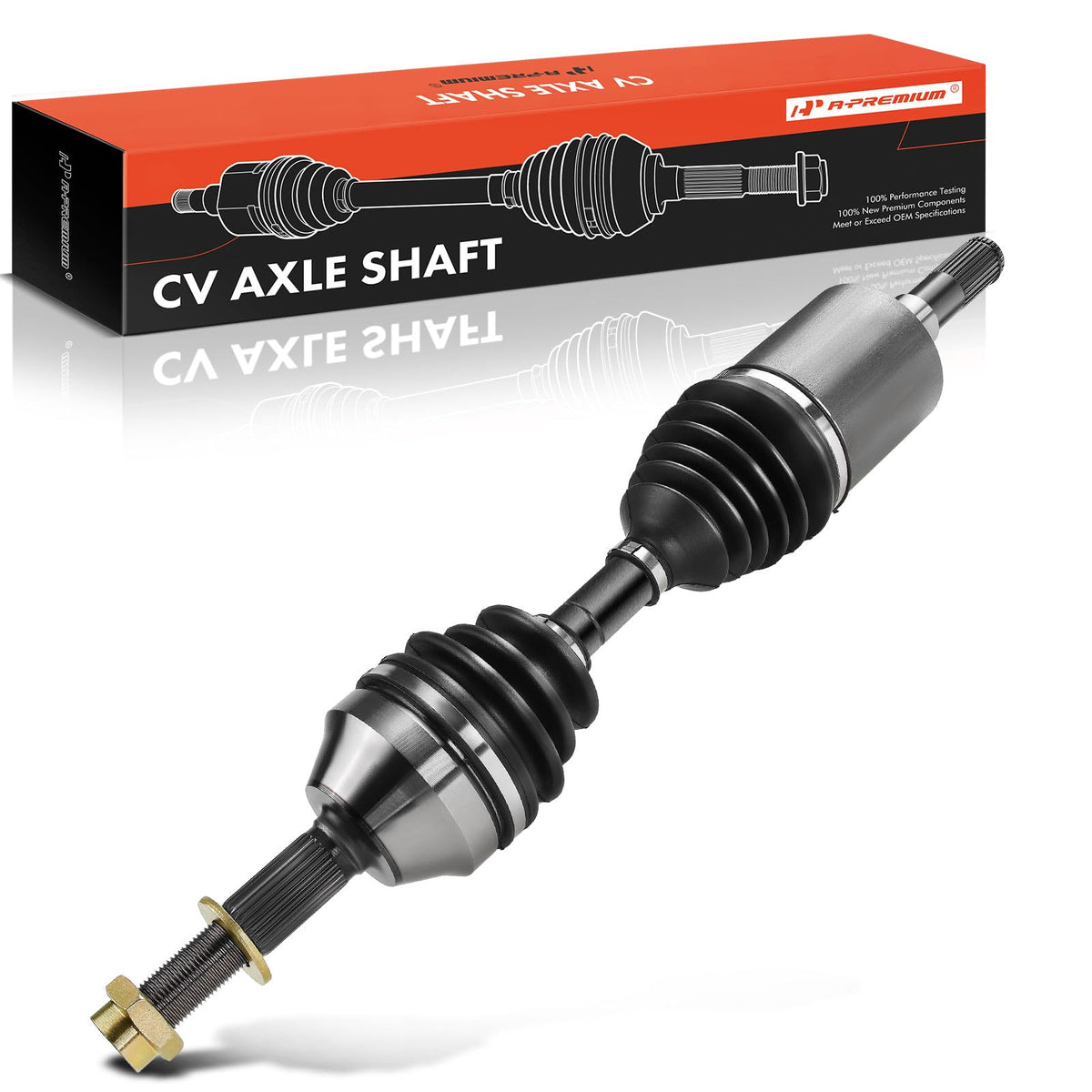 A-Premium CV Axle Shaft Assembly Compatible with Jeep Liberty 2002 2003 2004 2005 2006 2007, 4WD, Front Left Driver Side, Replac