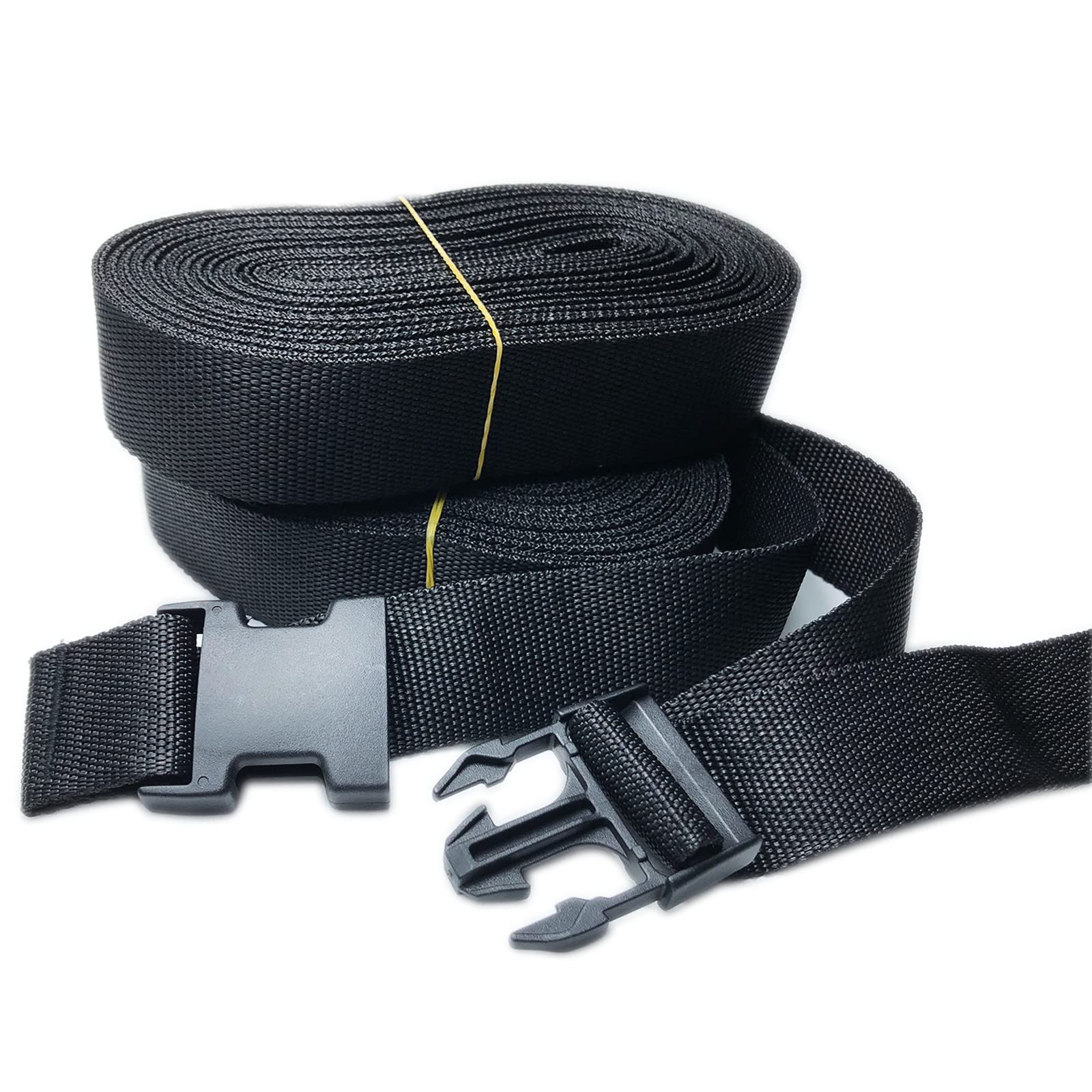 Collyon Upgraded Version 2Pcs Rv Cover Tie Down Straps, 40Ftx1.5Inch Heavy Duty Lashing Straps Adjustable Cam Buckle Tie-Down St