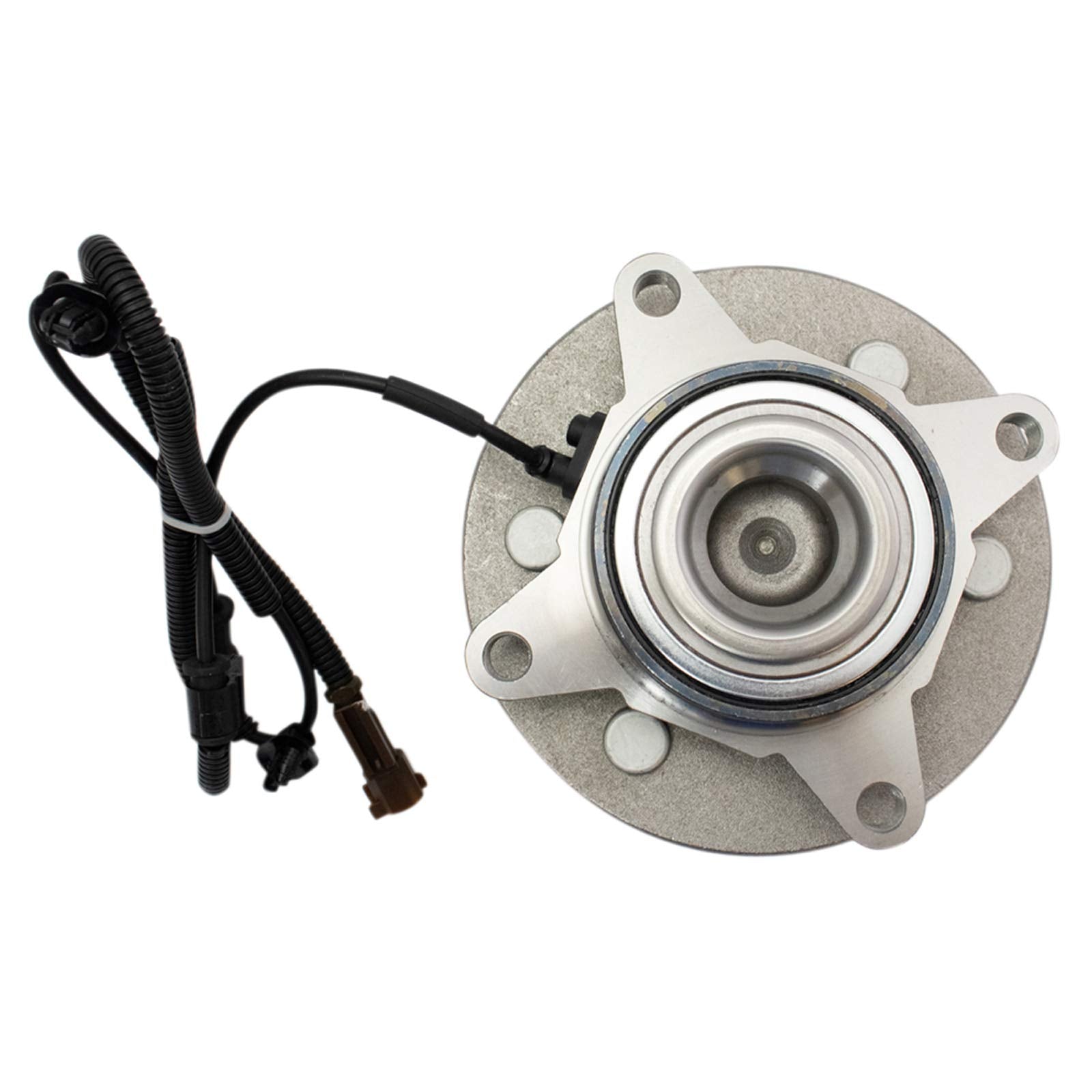 Trq Front Passenger Side Wheel Bearing & Hub Assembly With Abs Sensor Compatible With 2015-2017 Ford F-150