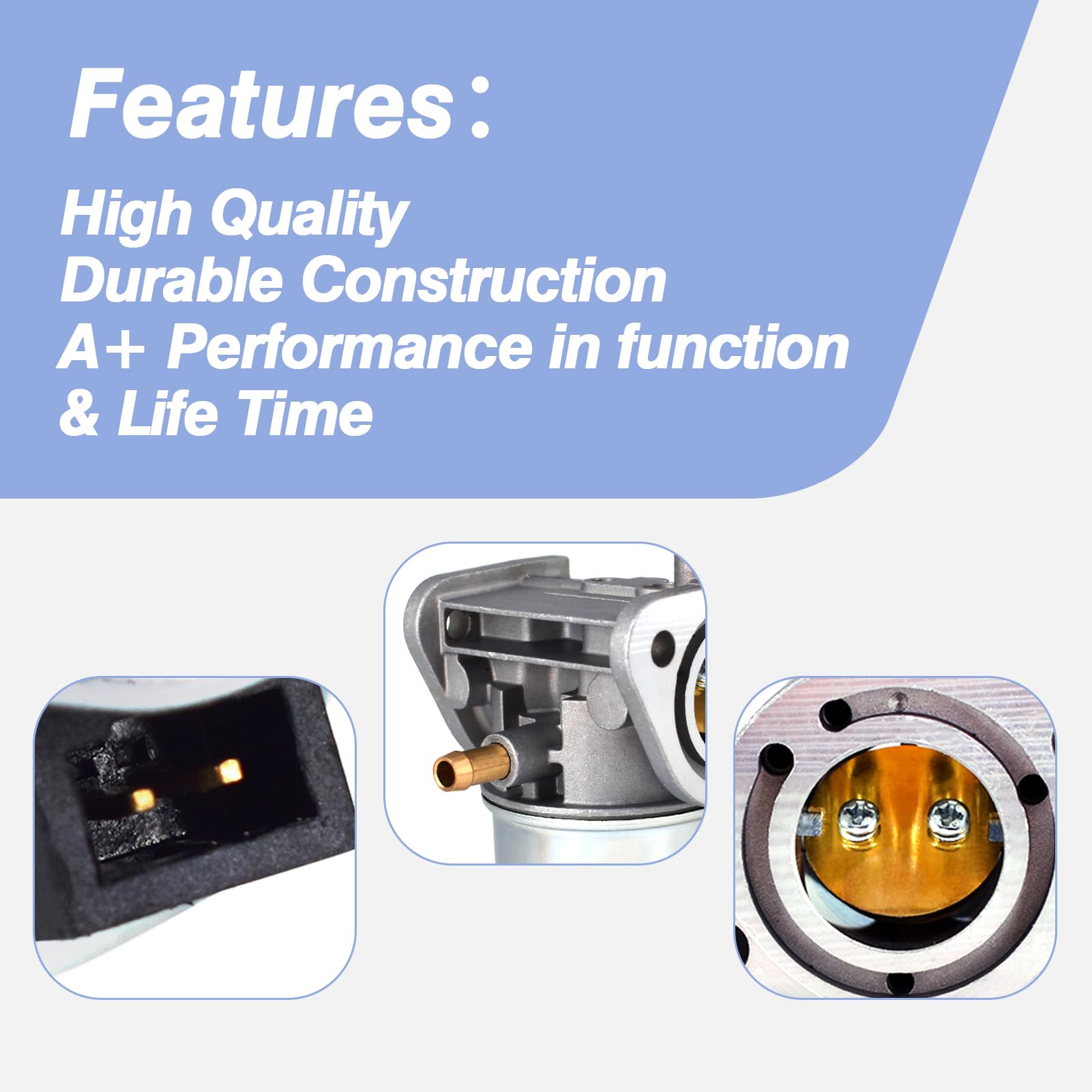15004-0818 Carburetor Fuel Pump Kit Fits for Kawasaki Specific FS541V FR600V FS600V Engine For John Deere X300 X300R Replace 150