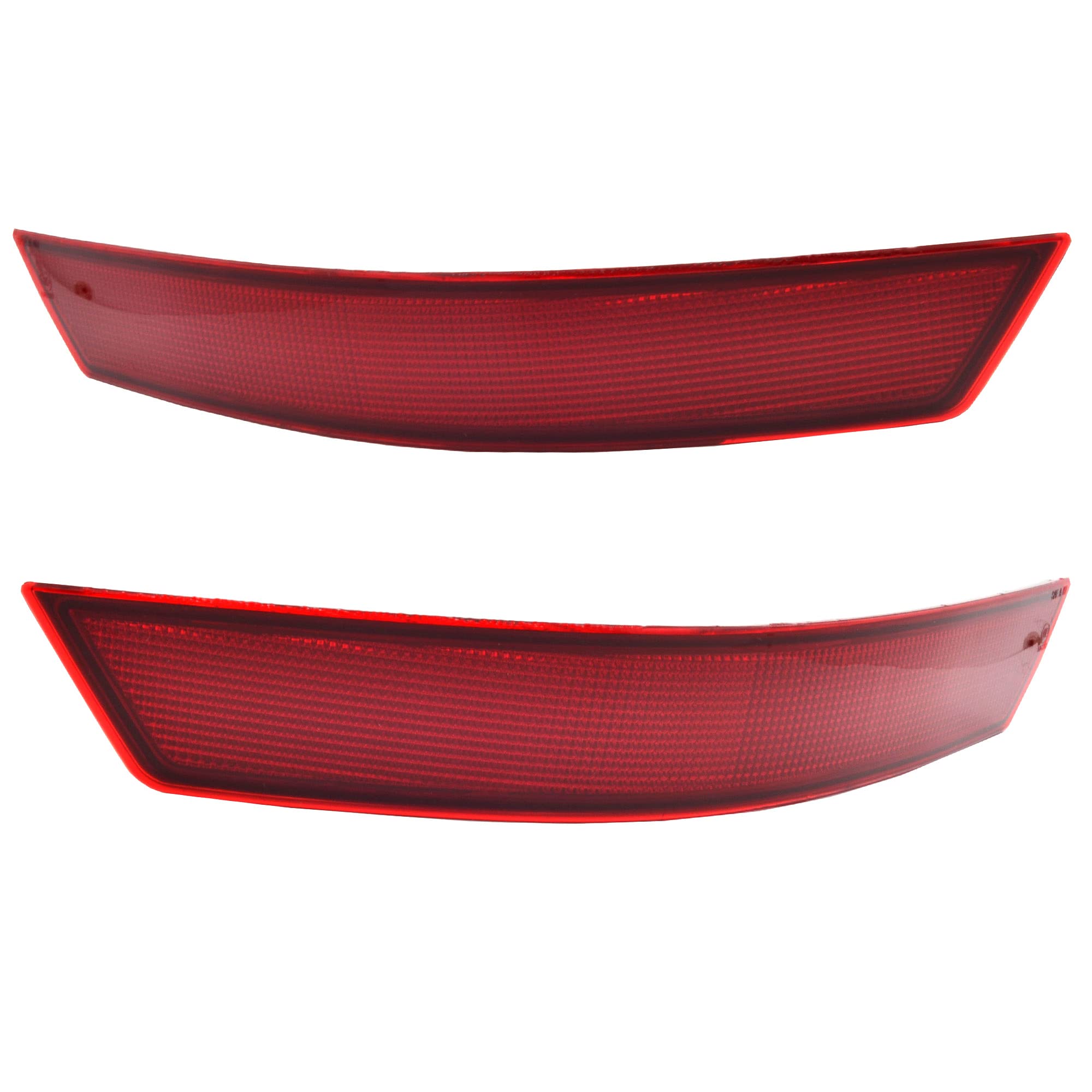 Betrong Rear Bumper Reflector Assembly Left & Right Pair Set Compatible With Mercedes-Benz W164 Ml320 Ml350 Ml500 2008 2009 2010