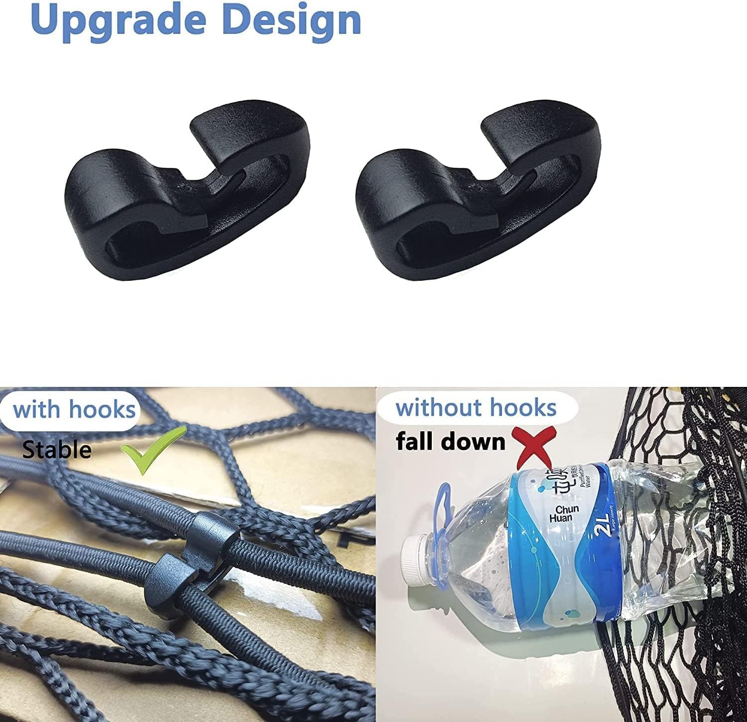 Rear Trunk Cargo Net Compatible With Hyundai Santa Fe 2013 To 2021 2022 2023 2024 2025