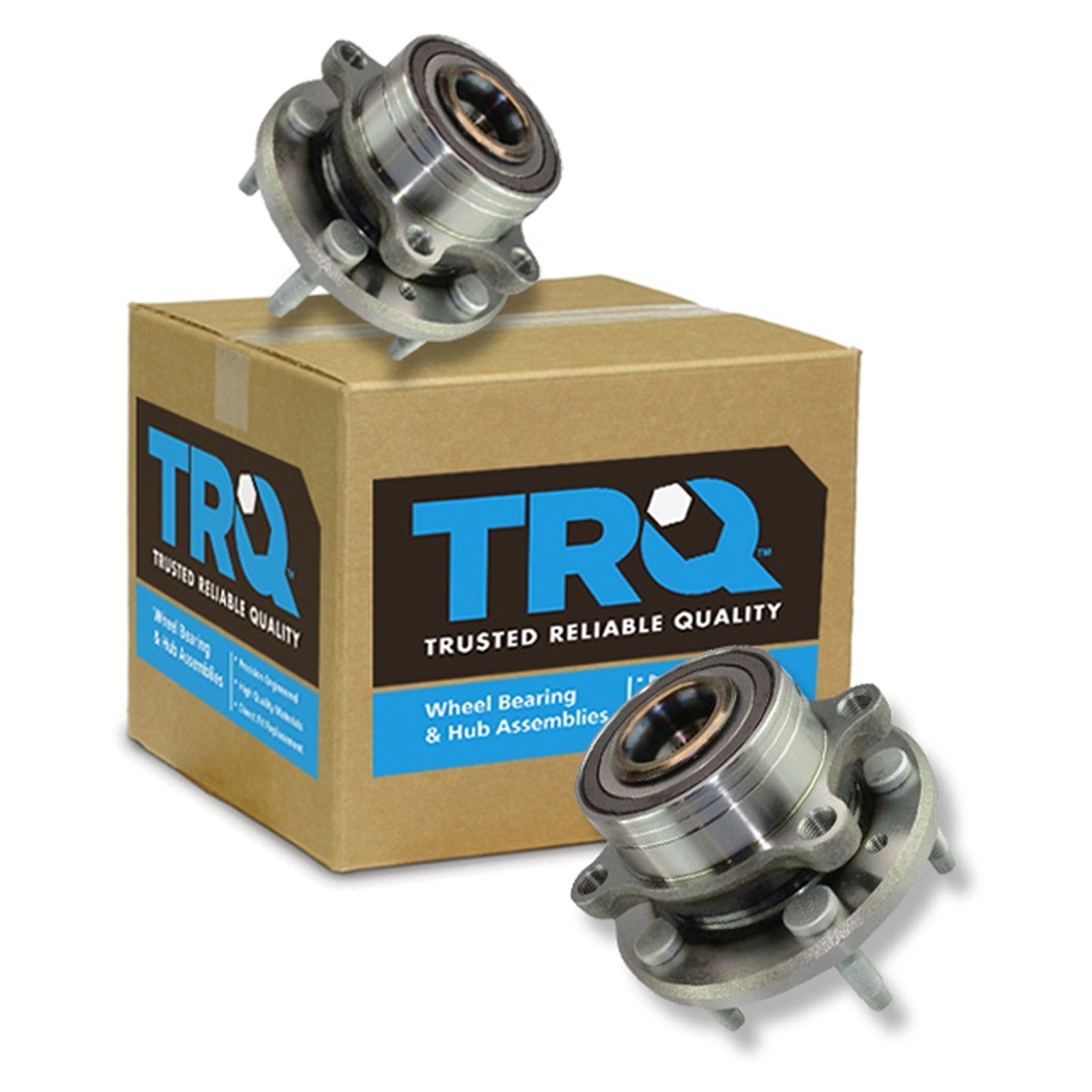 Trq Front Rear Wheel Hub Bearings Assembly Set Compatible With 2011-2019 Ford Explorer 2013-2019 Police Interceptor Utility