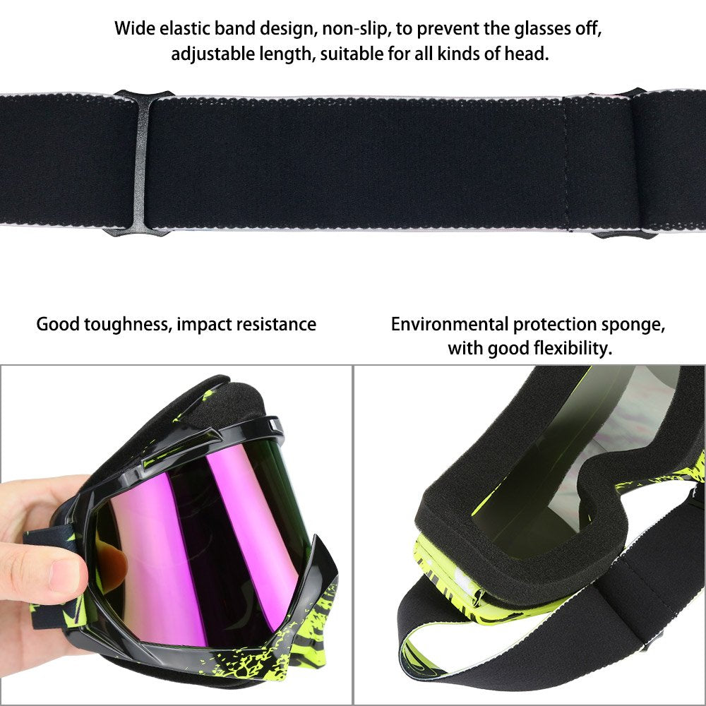 Professional Adult Motocross Goggles Dirtbike Atv Motorcycle Gafas Uv Protection Motorbike Ski Snowboard Goggles