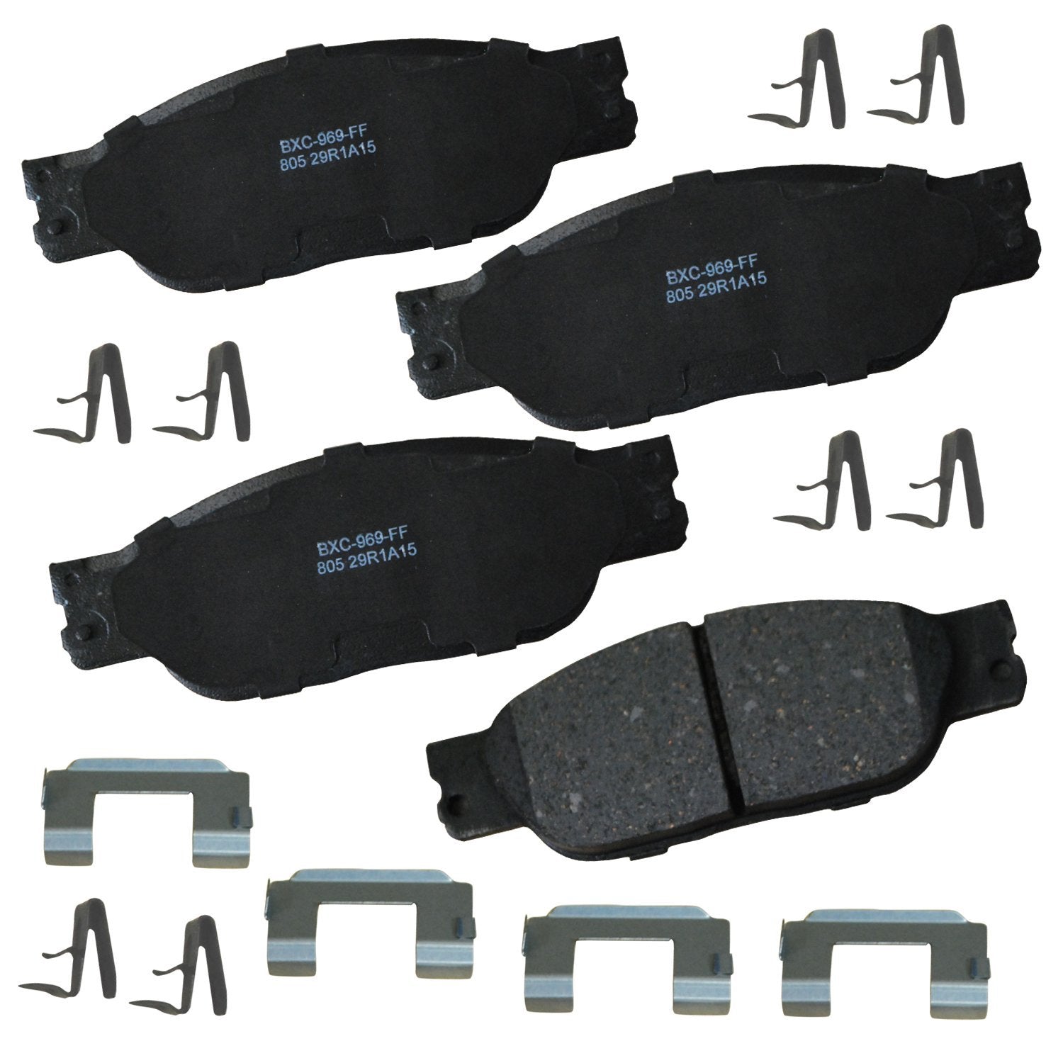 Bendix Premium Sbc805 Ceramic Front Brake Pads For Ford Thunderbird 2005-2002, Jaguar S-Type 2002-1999, Lincoln Ls 2006-2000