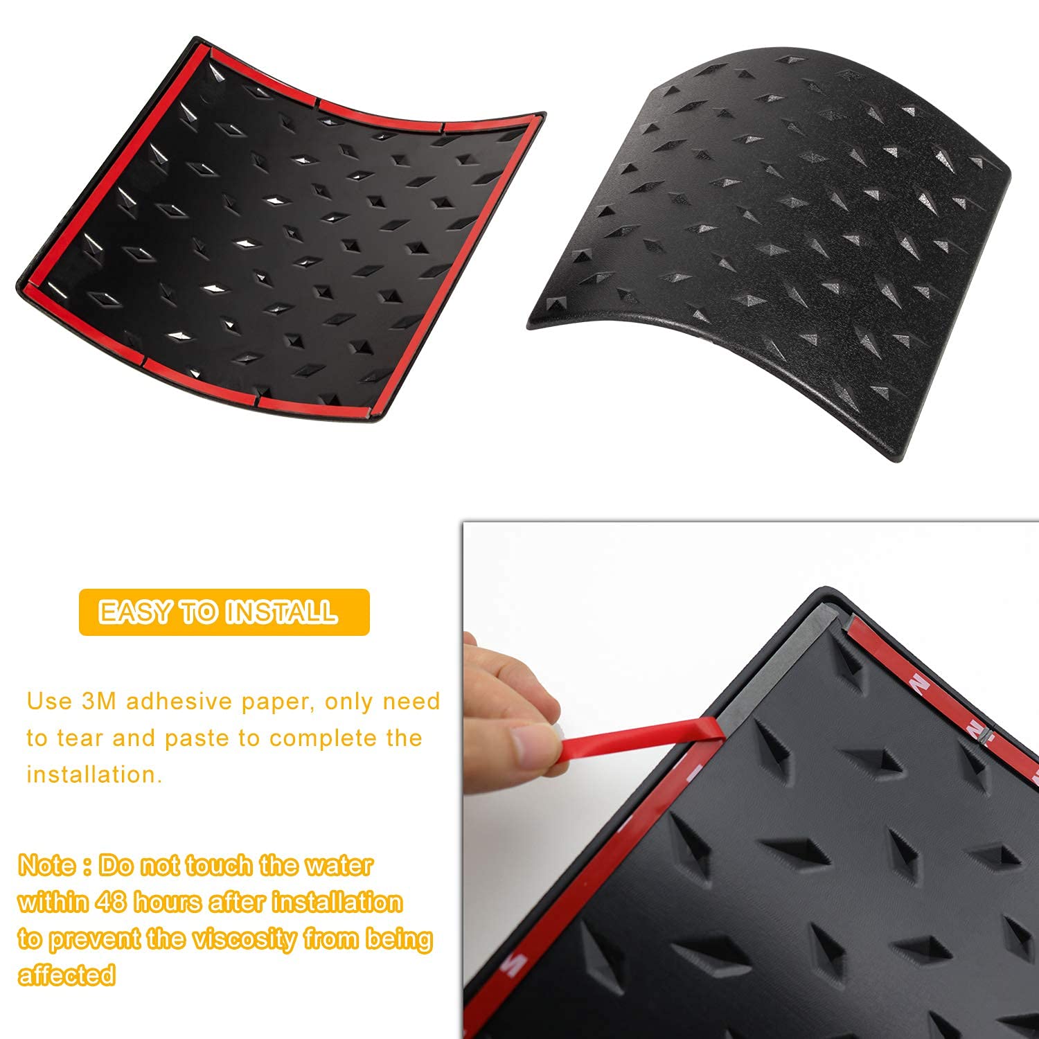 Danti Black Cowl Body Armor Outer Cowling Cover For Jeep Wrangler Jk Jku Unlimited Rubicon Sahara X Off Road Sport 2007-2018 (Pa